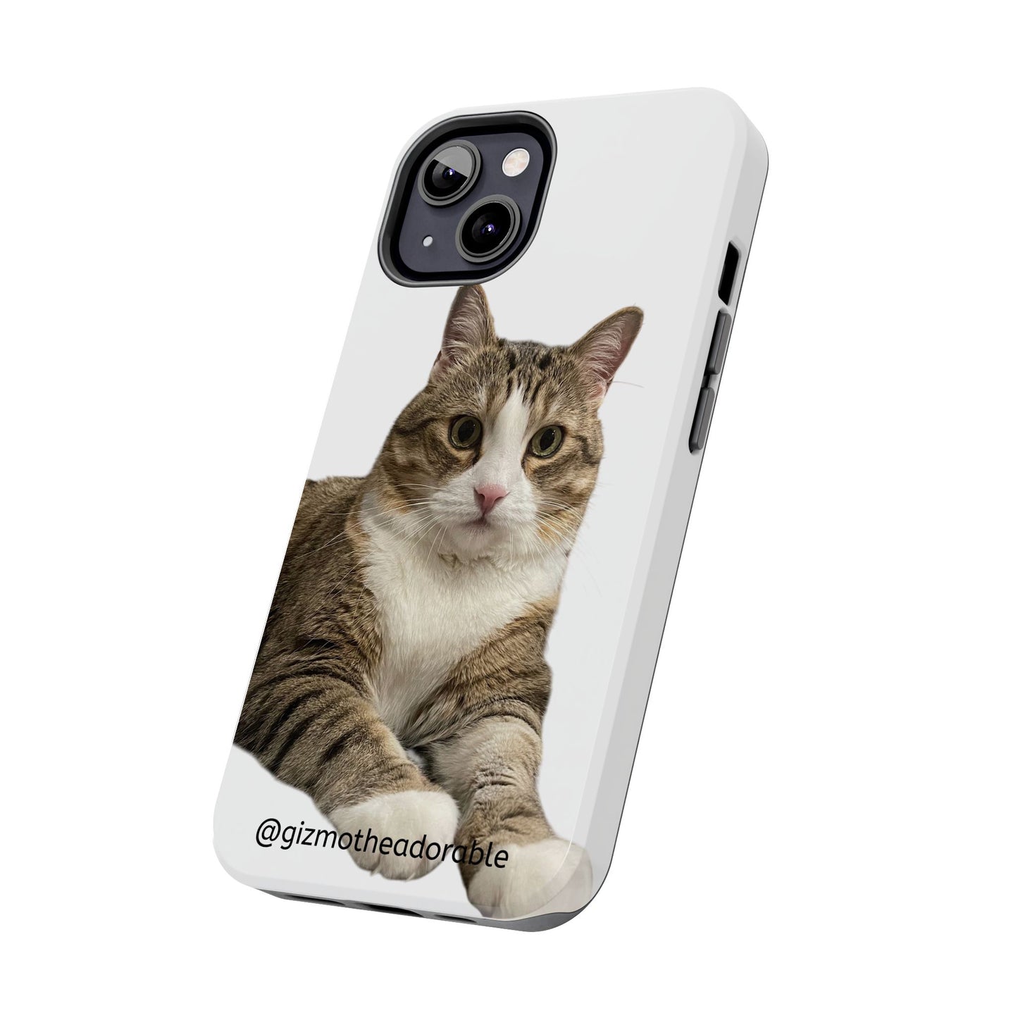 Cute Cat Tough Phone Case, Pet Lover Gift, Durable Phone Cover, Funny Cat Accessories, Customizable Case for Animal Lovers