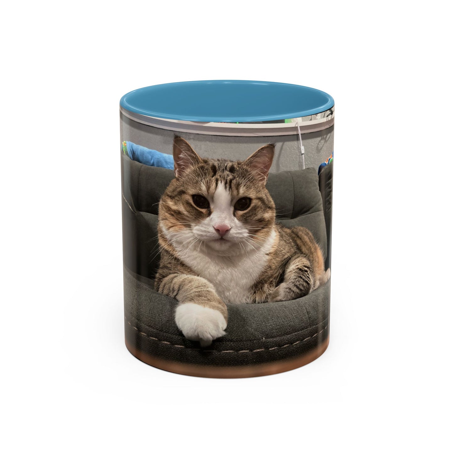 Cozy Cat Accent Coffee Mug - Purr-fect Gift for Cat Lovers, Personalized Pet Mug, Cute Cat Lover Gift, Feline Home Decor, Cat Mom Essentials