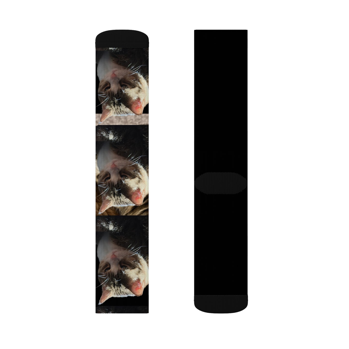 Custom Pet Photo Socks | Gift for Cat Lovers | Personalized Animal Socks | Fun Family Gifts | Unique Footwear for Holidays