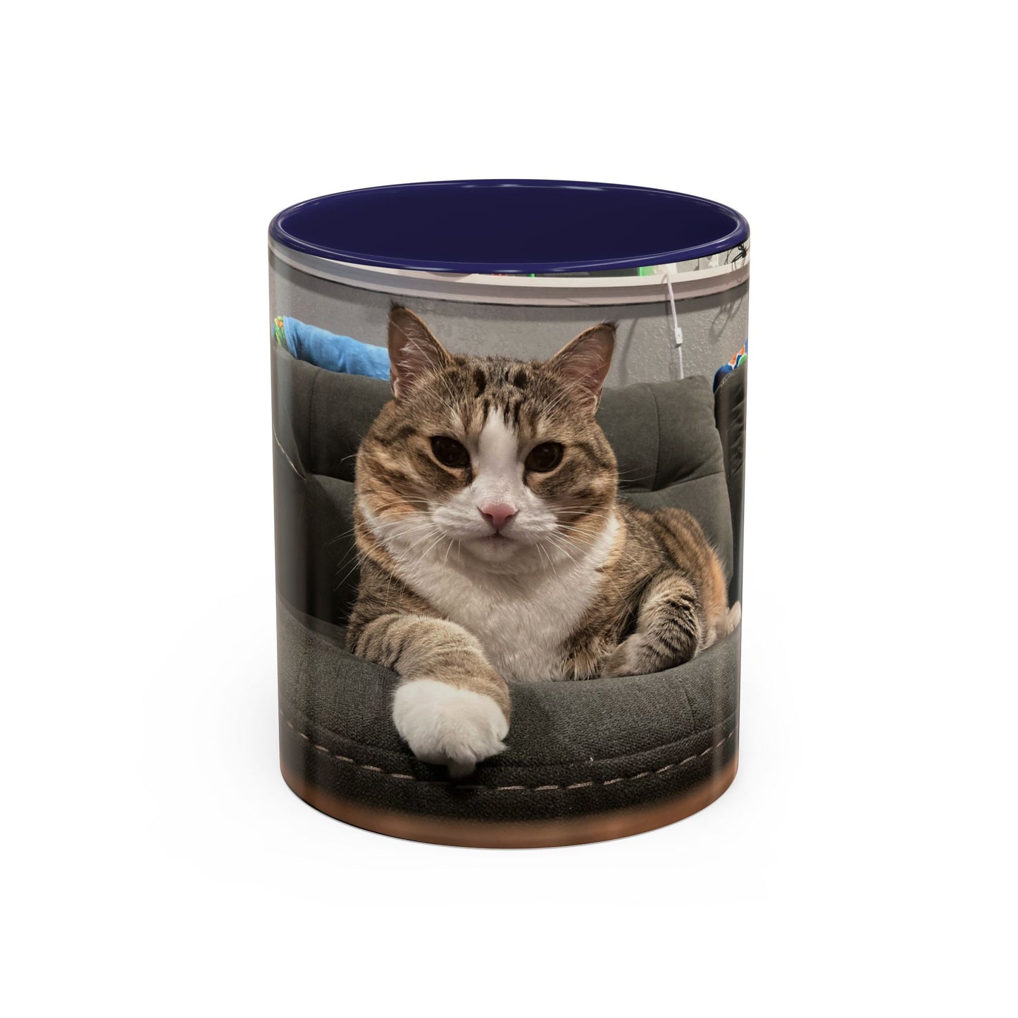 Cozy Cat Accent Coffee Mug - Purr-fect Gift for Cat Lovers, Personalized Pet Mug, Cute Cat Lover Gift, Feline Home Decor, Cat Mom Essentials