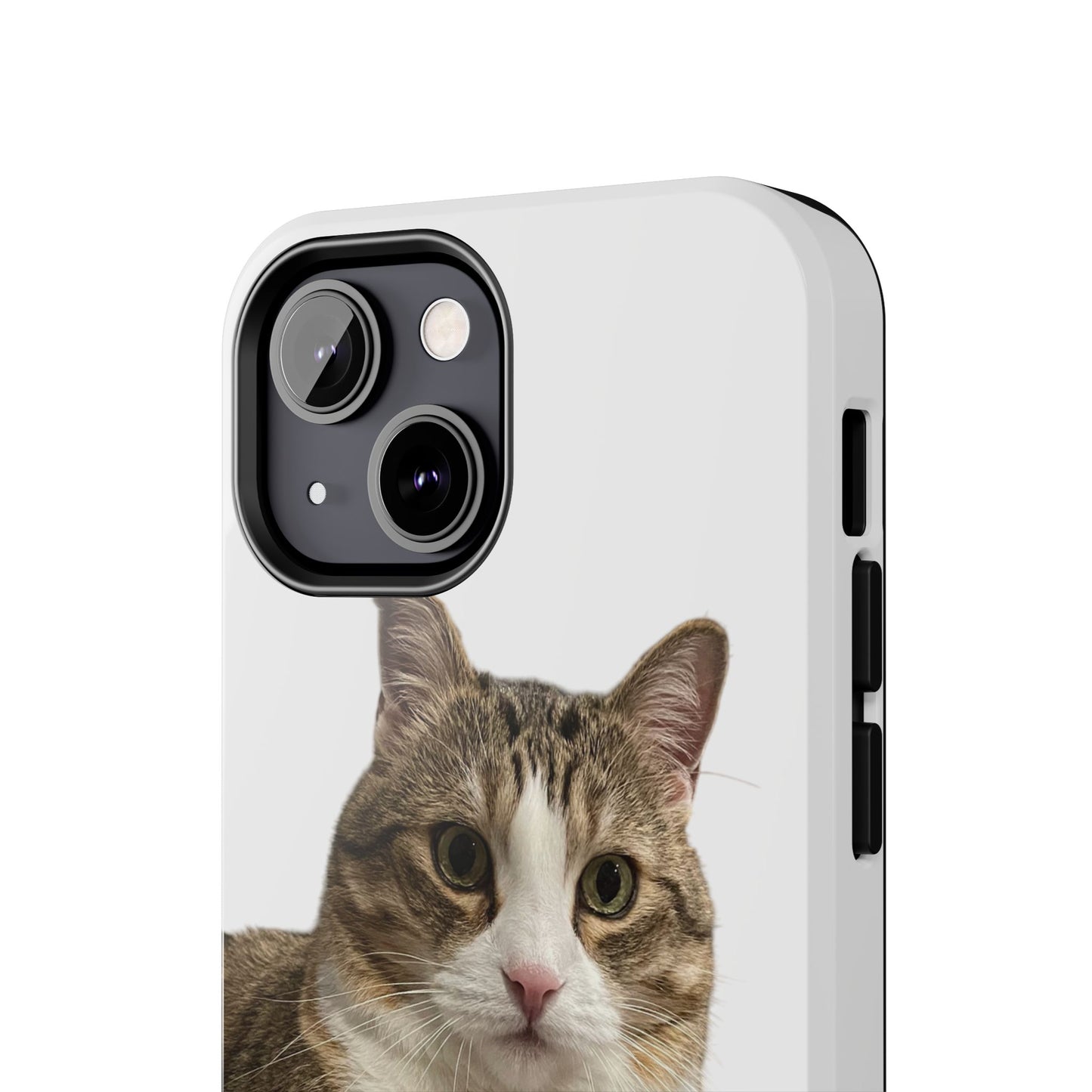 Cute Cat Tough Phone Case, Pet Lover Gift, Durable Phone Cover, Funny Cat Accessories, Customizable Case for Animal Lovers