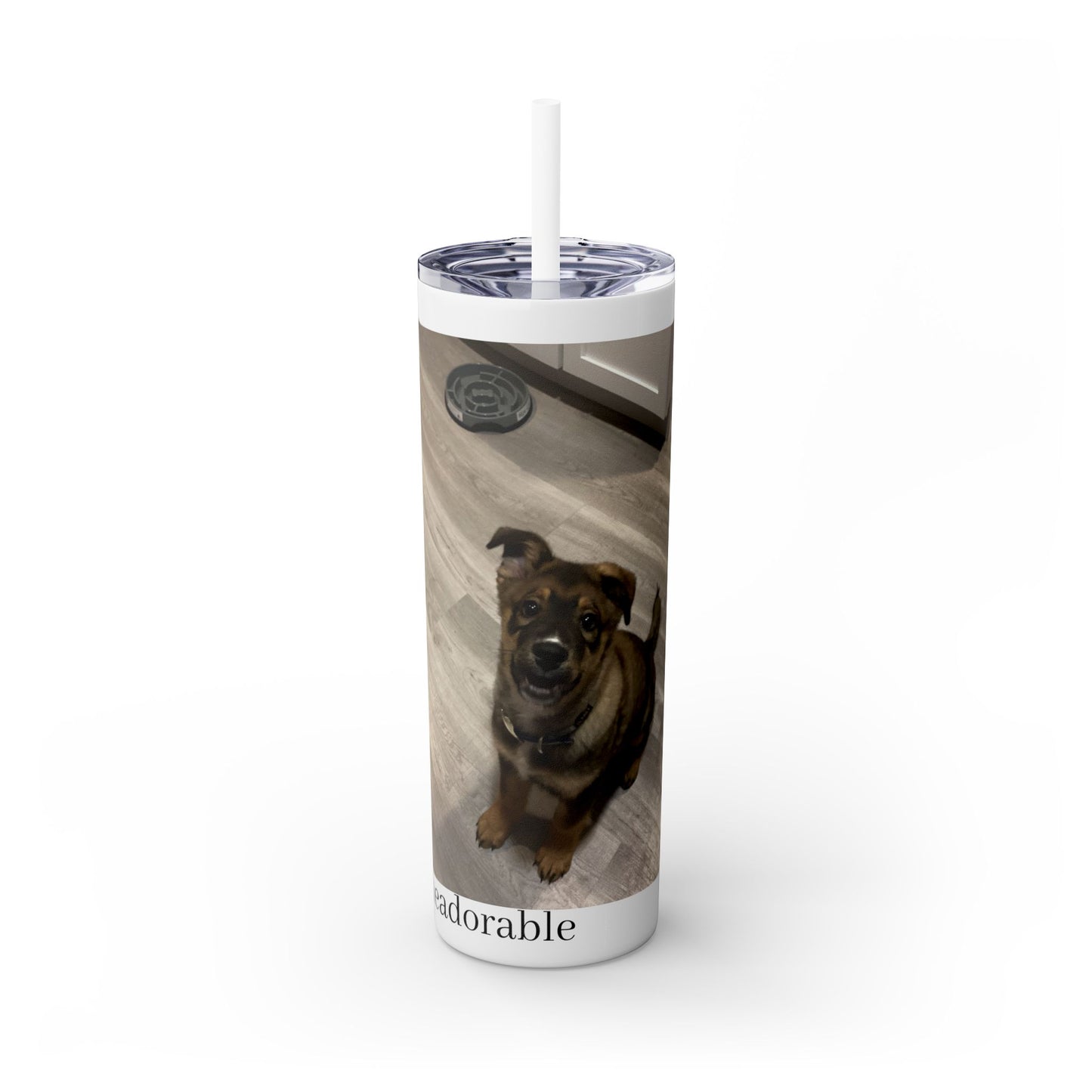 Skinny Tumbler with Straw, 20oz