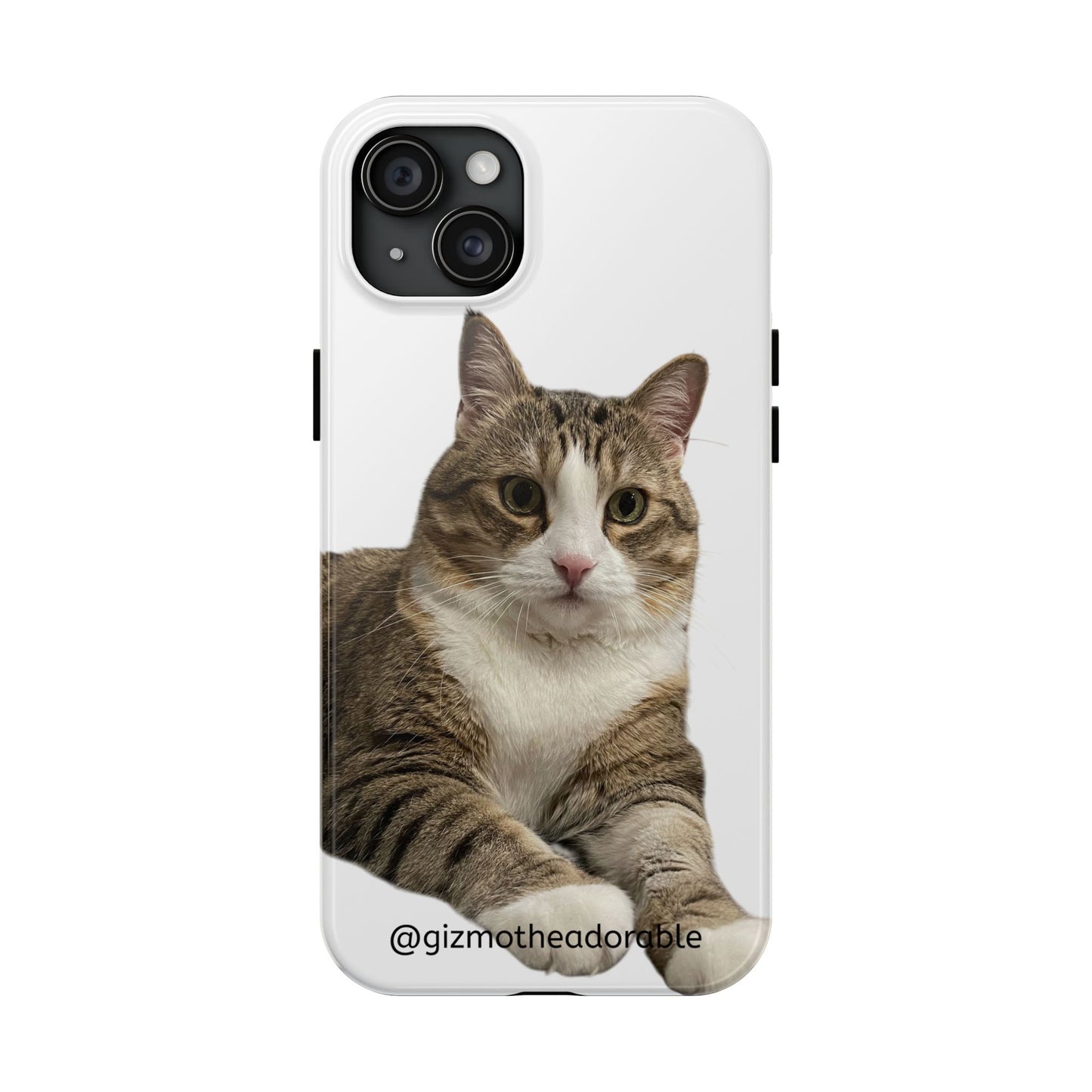Cute Cat Tough Phone Case, Pet Lover Gift, Durable Phone Cover, Funny Cat Accessories, Customizable Case for Animal Lovers