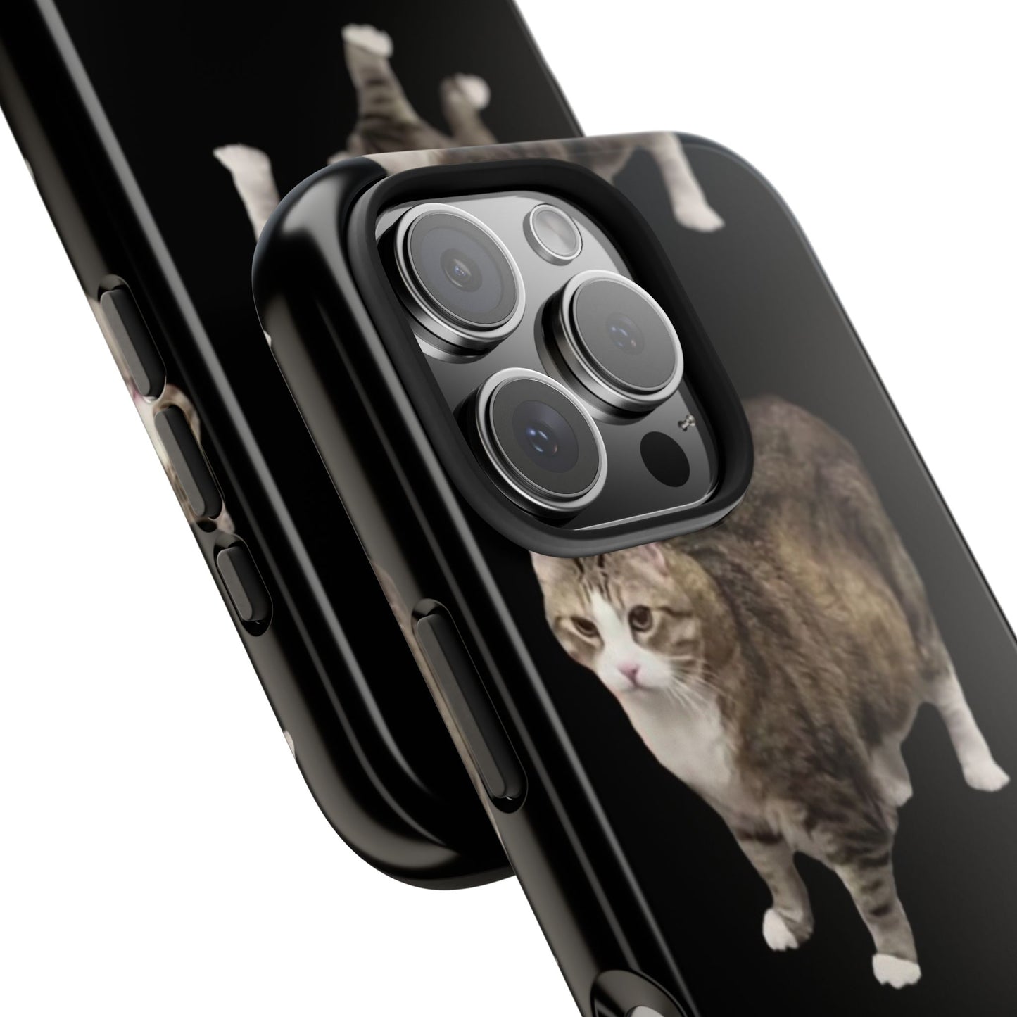 Cute Cat Tough Phone Case, Cat Lovers Phone Cover, Gift for Pet Owners, Unique Cat Art, Durable Case for All Occasions