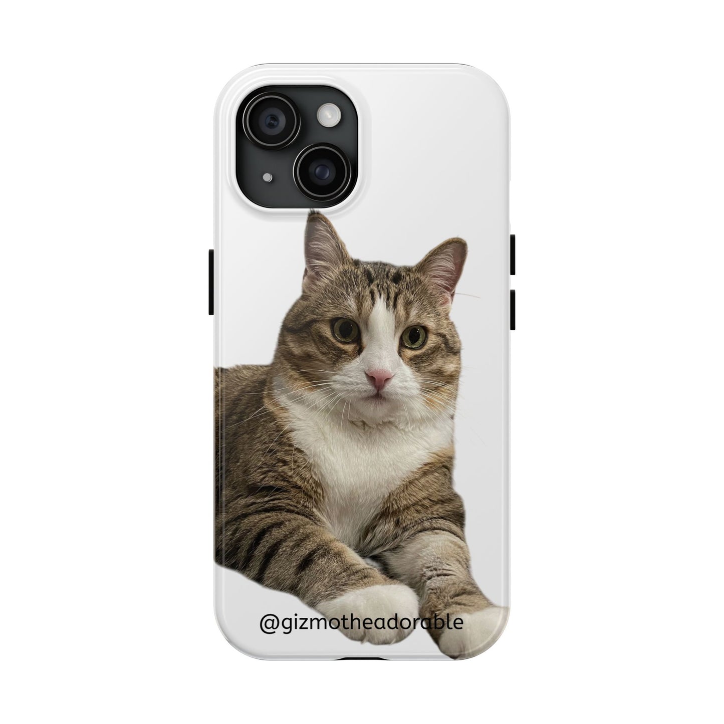 Cute Cat Tough Phone Case, Pet Lover Gift, Durable Phone Cover, Funny Cat Accessories, Customizable Case for Animal Lovers