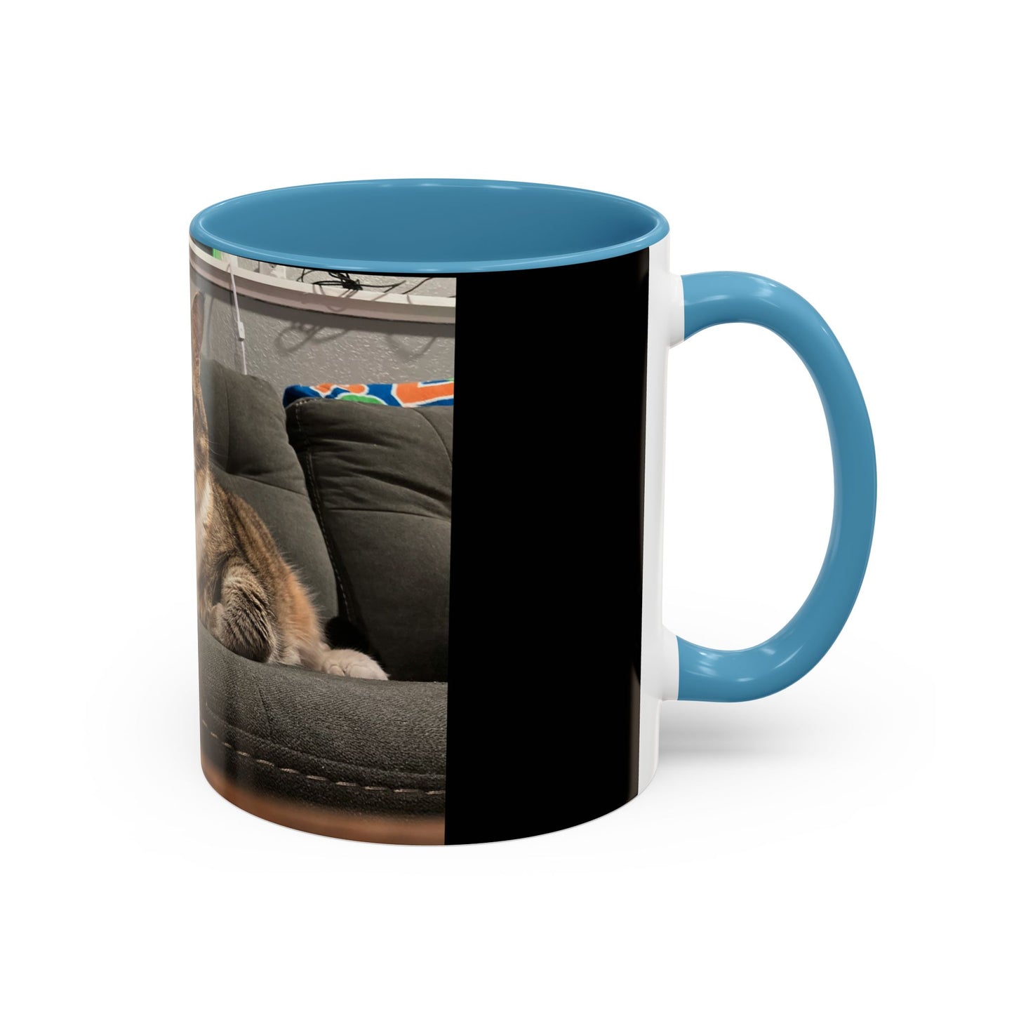Cozy Cat Accent Coffee Mug - Purr-fect Gift for Cat Lovers, Personalized Pet Mug, Cute Cat Lover Gift, Feline Home Decor, Cat Mom Essentials