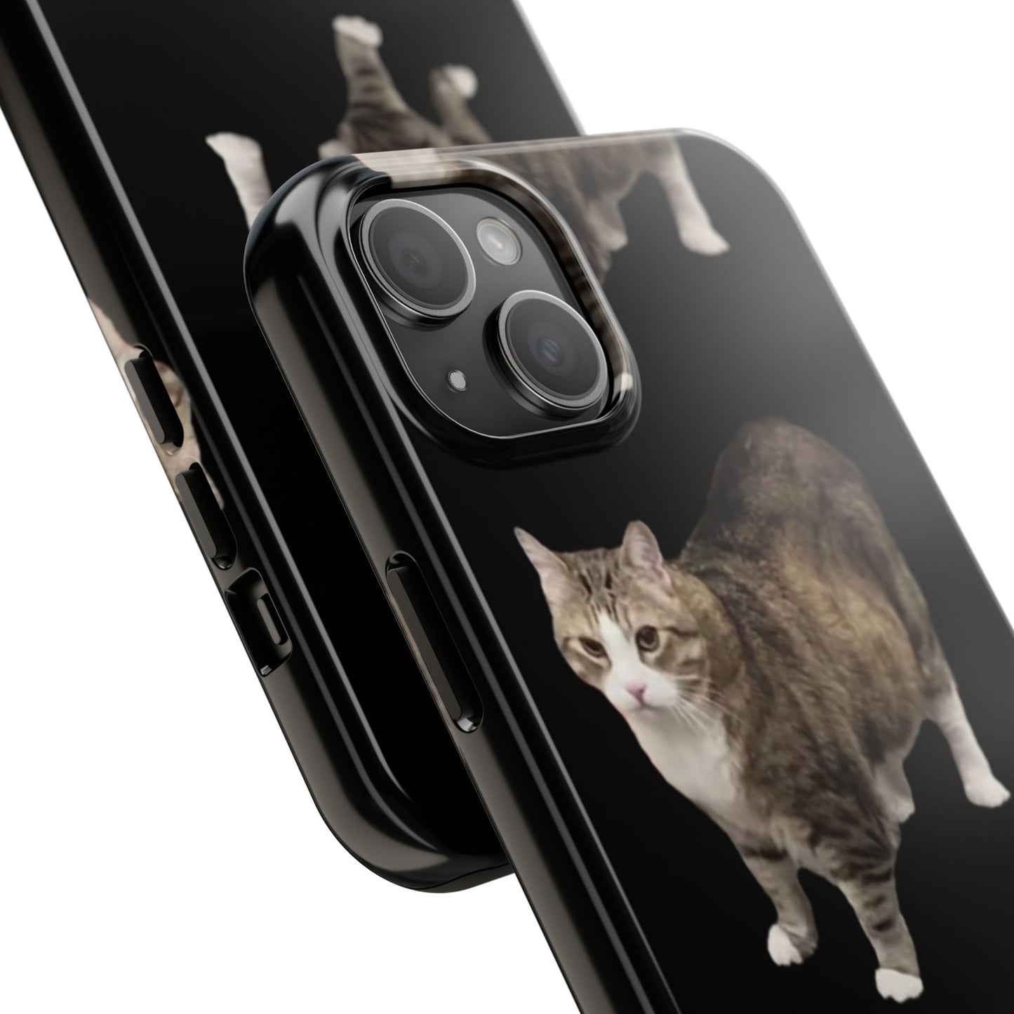 Cute Cat Tough Phone Case, Cat Lovers Phone Cover, Gift for Pet Owners, Unique Cat Art, Durable Case for All Occasions