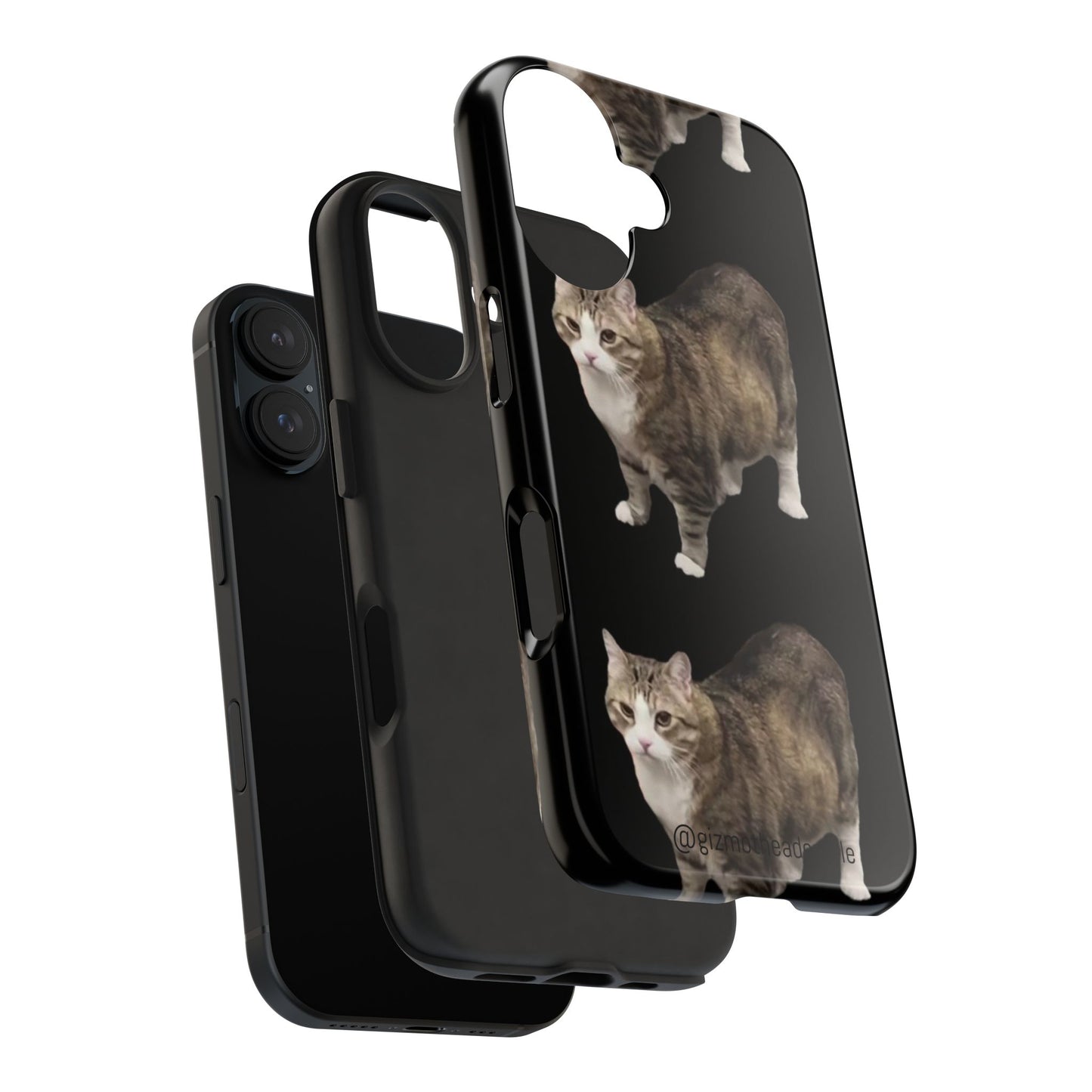 Cute Cat Tough Phone Case, Cat Lovers Phone Cover, Gift for Pet Owners, Unique Cat Art, Durable Case for All Occasions