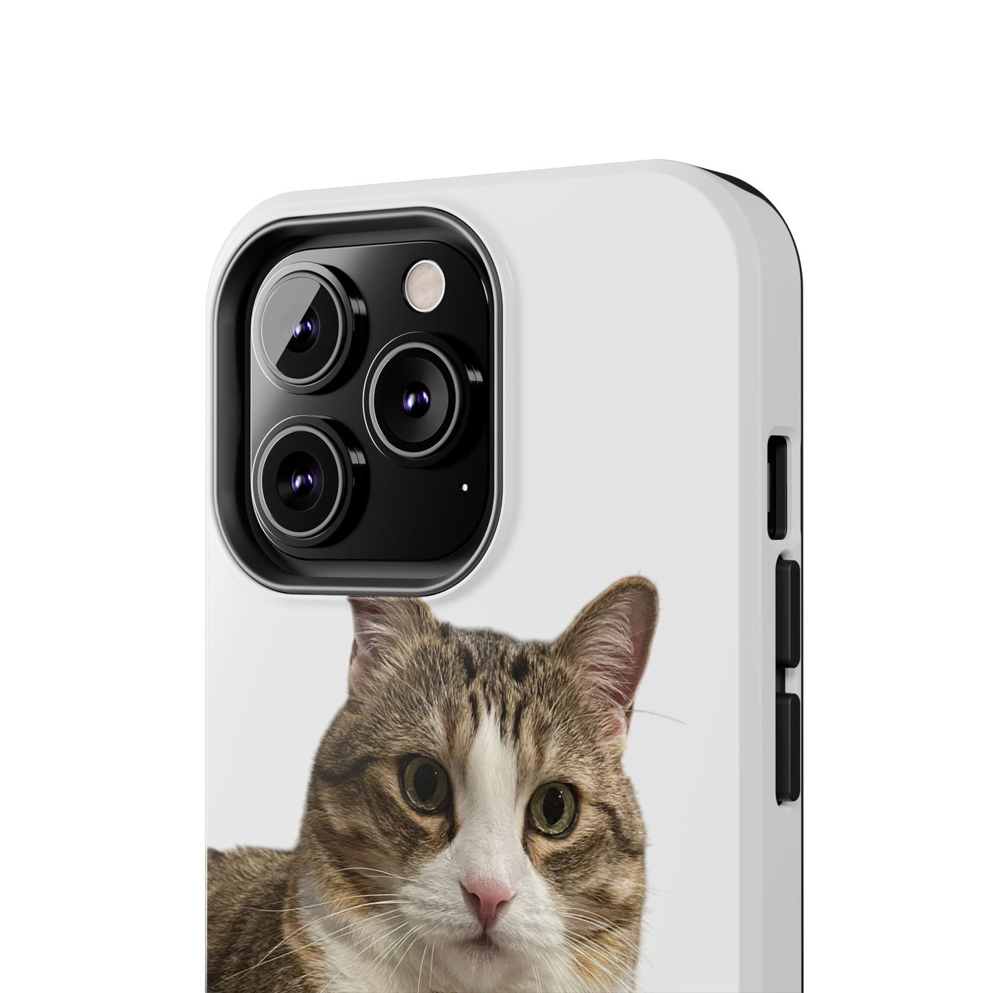 Cute Cat Tough Phone Case, Pet Lover Gift, Durable Phone Cover, Funny Cat Accessories, Customizable Case for Animal Lovers