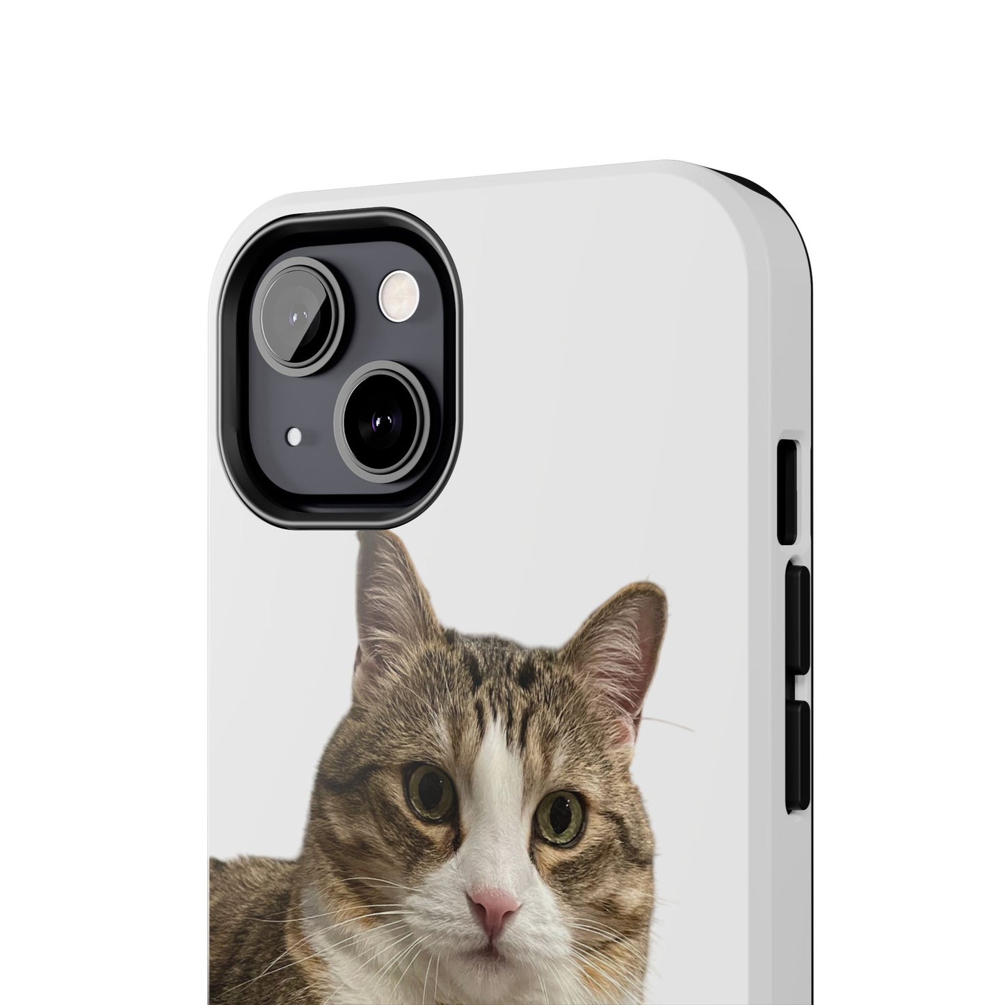Cute Cat Tough Phone Case, Pet Lover Gift, Durable Phone Cover, Funny Cat Accessories, Customizable Case for Animal Lovers
