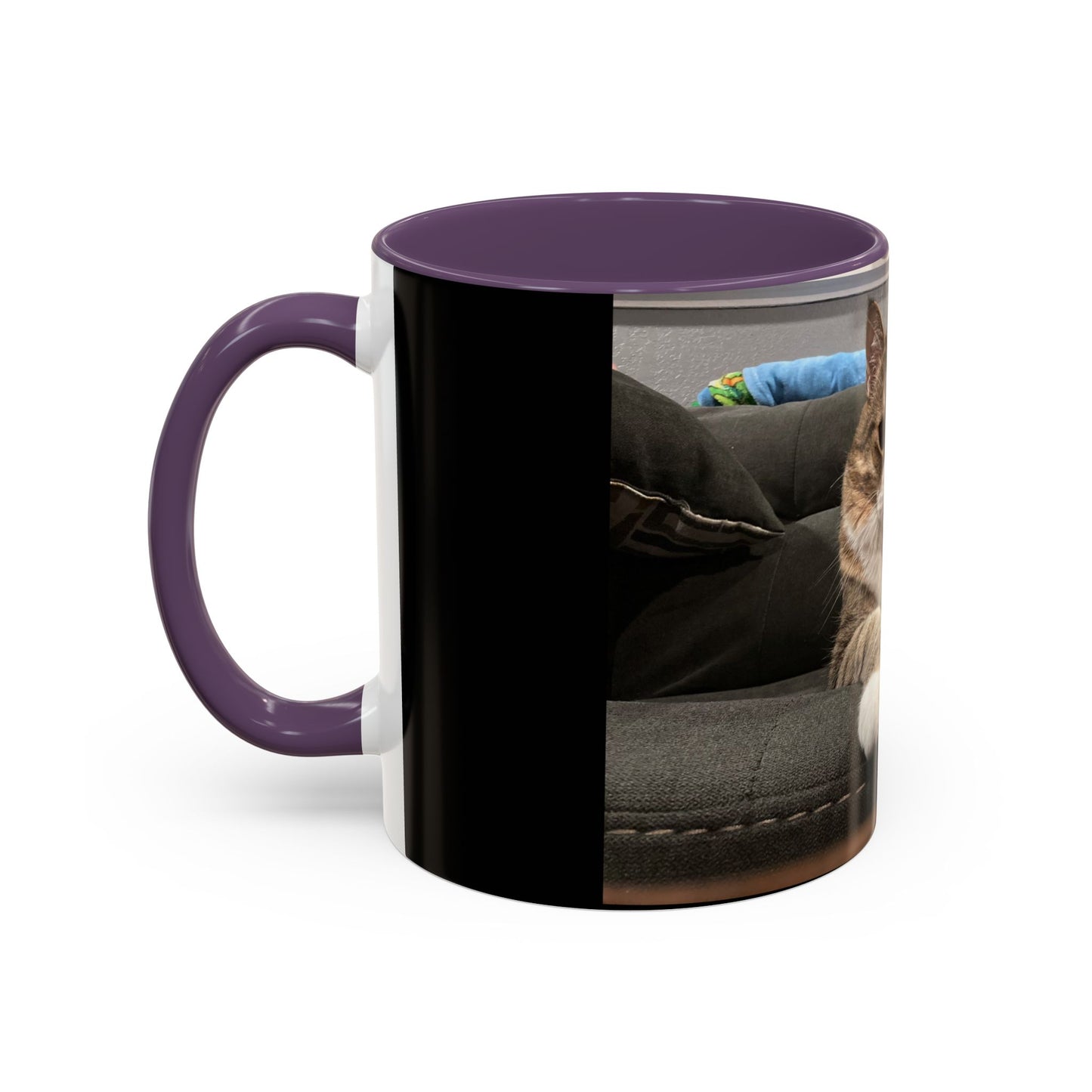 Cozy Cat Accent Coffee Mug - Purr-fect Gift for Cat Lovers, Personalized Pet Mug, Cute Cat Lover Gift, Feline Home Decor, Cat Mom Essentials