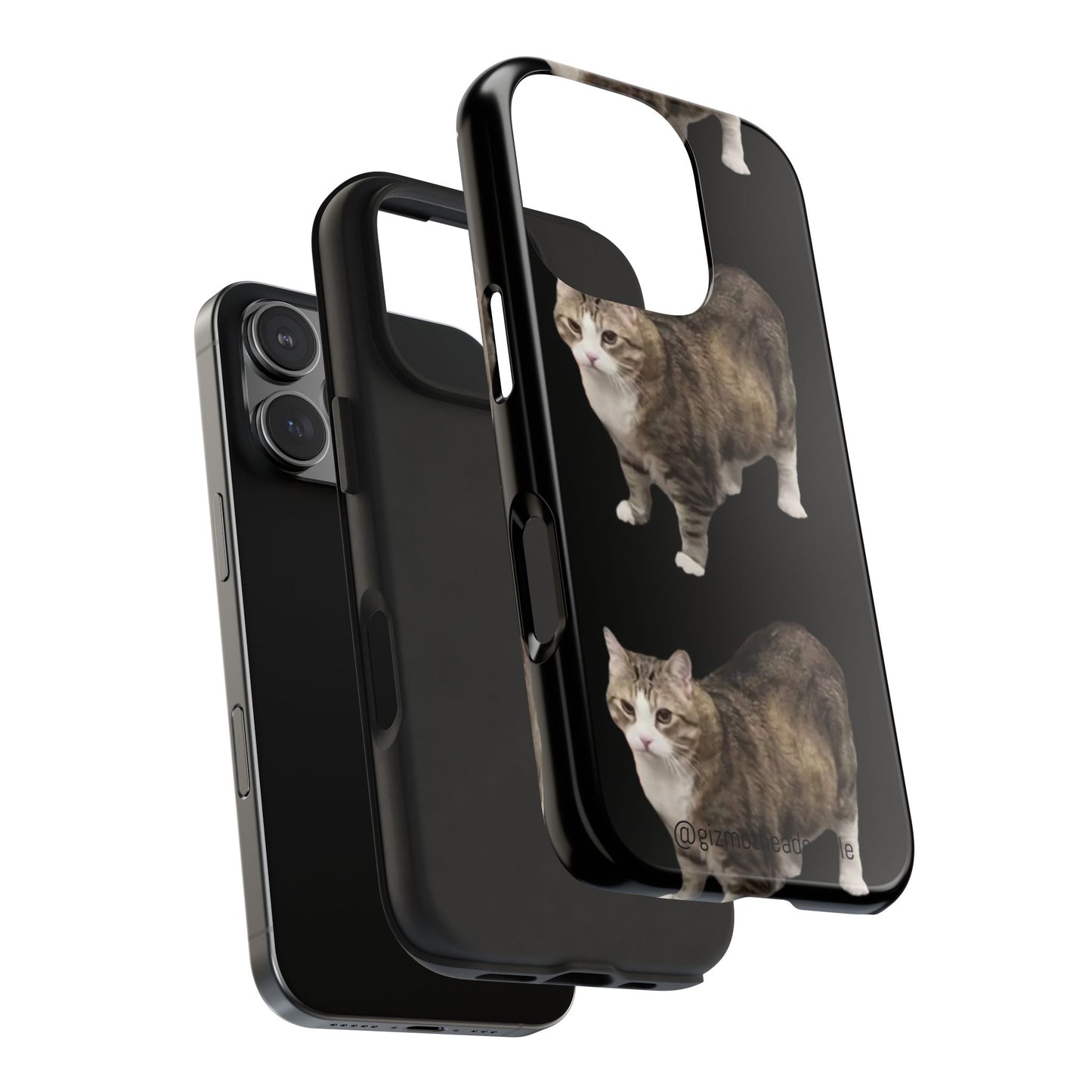 Cute Cat Tough Phone Case, Cat Lovers Phone Cover, Gift for Pet Owners, Unique Cat Art, Durable Case for All Occasions