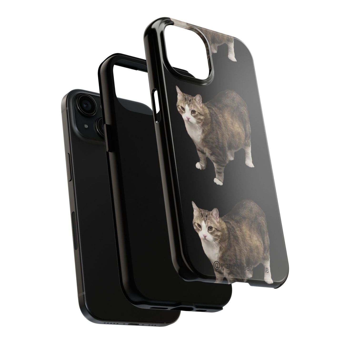 Cute Cat Tough Phone Case, Cat Lovers Phone Cover, Gift for Pet Owners, Unique Cat Art, Durable Case for All Occasions