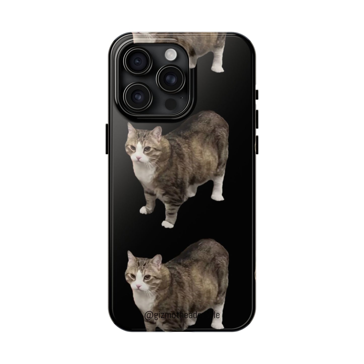 Cute Cat Tough Phone Case, Cat Lovers Phone Cover, Gift for Pet Owners, Unique Cat Art, Durable Case for All Occasions