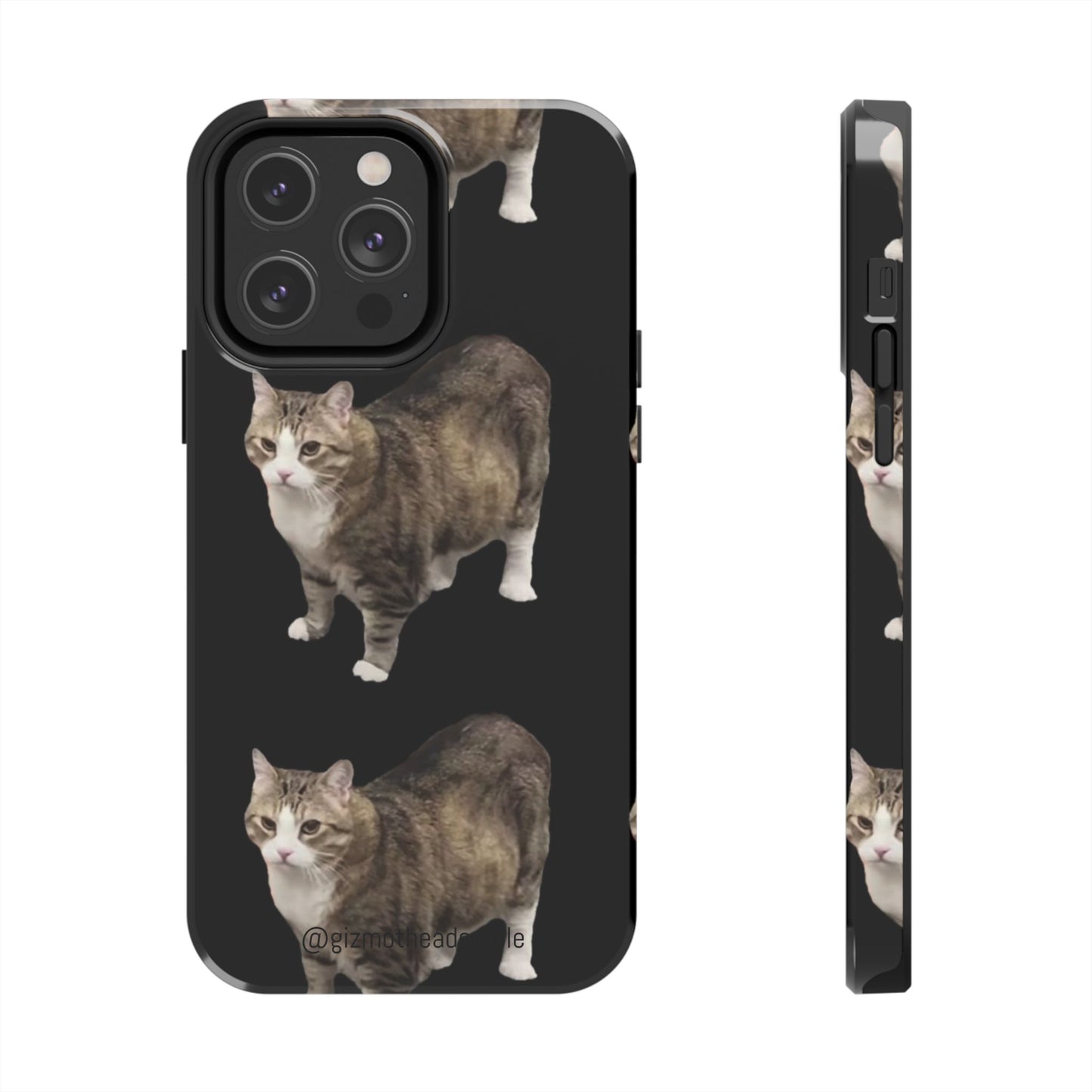 Cute Cat Tough Phone Case, Cat Lovers Phone Cover, Gift for Pet Owners, Unique Cat Art, Durable Case for All Occasions