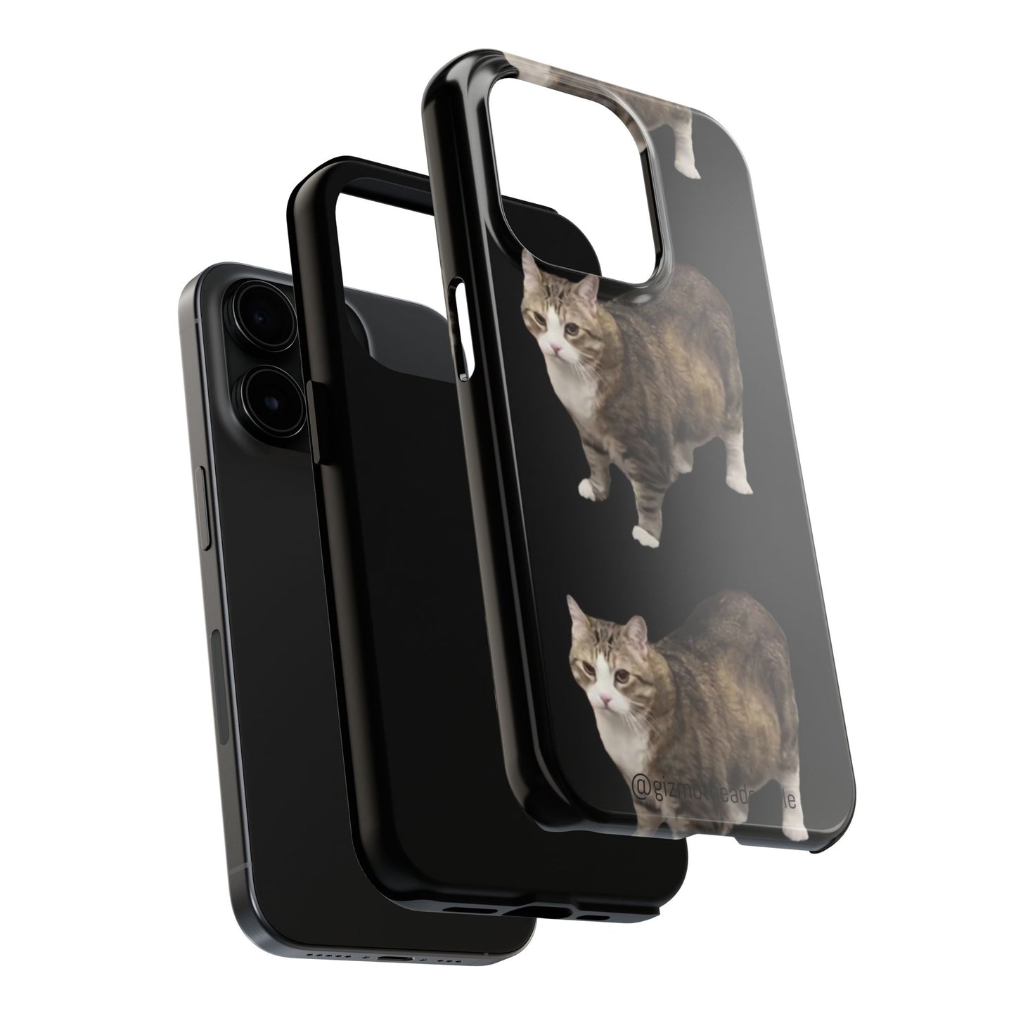 Cute Cat Tough Phone Case, Cat Lovers Phone Cover, Gift for Pet Owners, Unique Cat Art, Durable Case for All Occasions