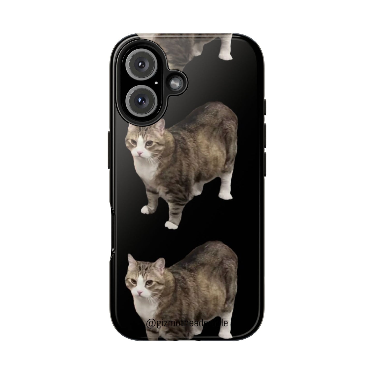 Cute Cat Tough Phone Case, Cat Lovers Phone Cover, Gift for Pet Owners, Unique Cat Art, Durable Case for All Occasions