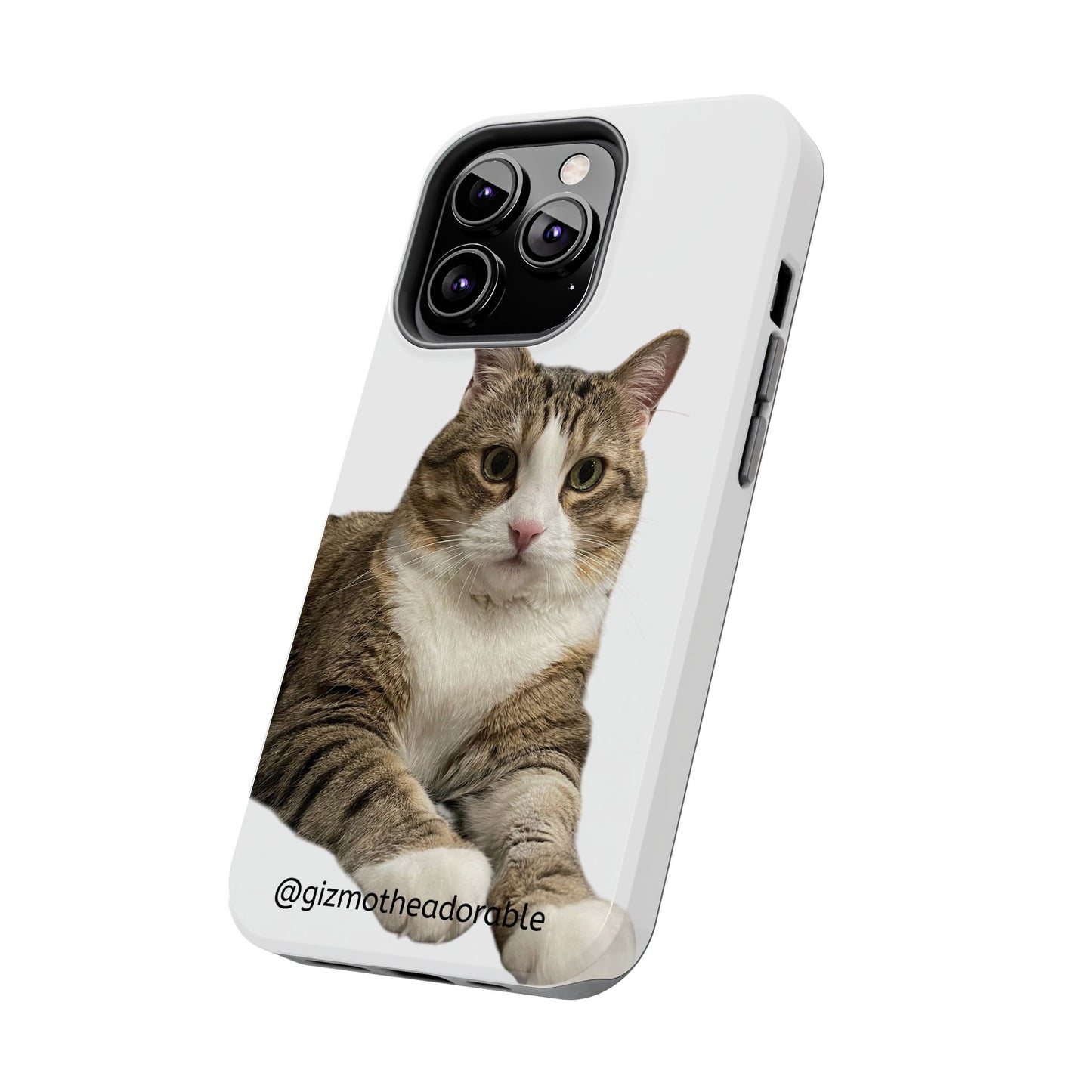 Cute Cat Tough Phone Case, Pet Lover Gift, Durable Phone Cover, Funny Cat Accessories, Customizable Case for Animal Lovers