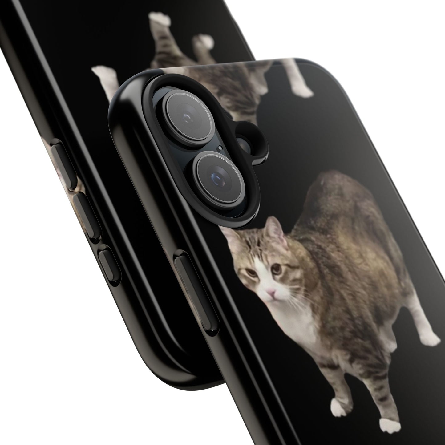 Cute Cat Tough Phone Case, Cat Lovers Phone Cover, Gift for Pet Owners, Unique Cat Art, Durable Case for All Occasions