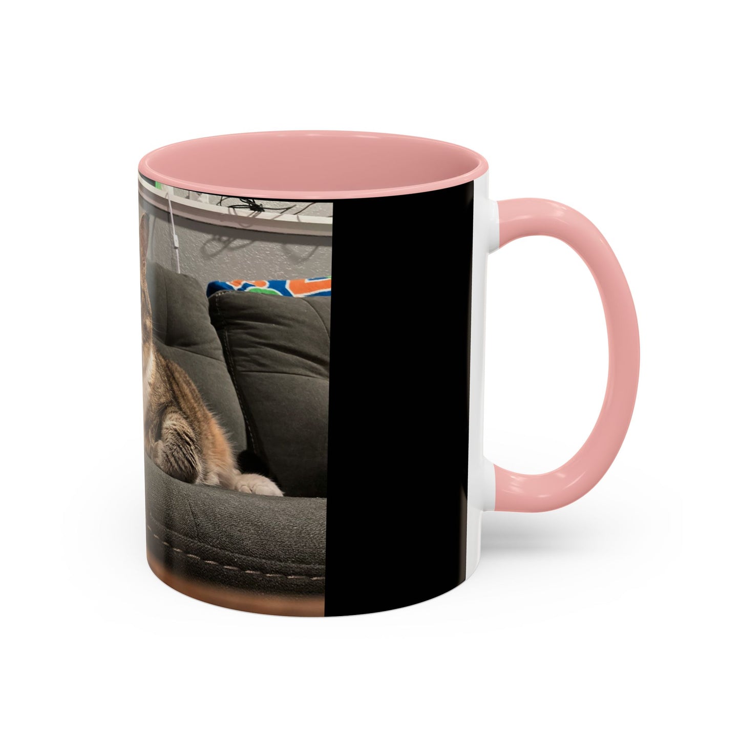 Cozy Cat Accent Coffee Mug - Purr-fect Gift for Cat Lovers, Personalized Pet Mug, Cute Cat Lover Gift, Feline Home Decor, Cat Mom Essentials