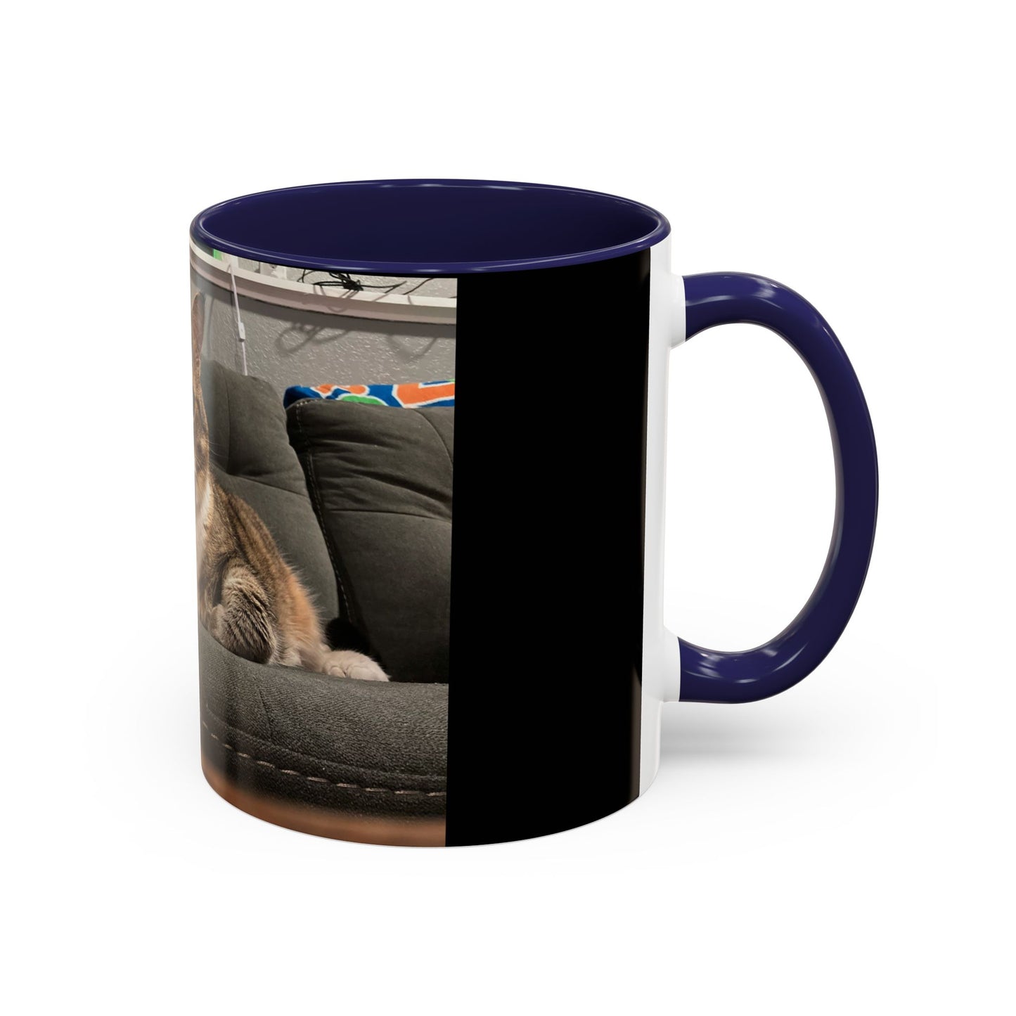 Cozy Cat Accent Coffee Mug - Purr-fect Gift for Cat Lovers, Personalized Pet Mug, Cute Cat Lover Gift, Feline Home Decor, Cat Mom Essentials