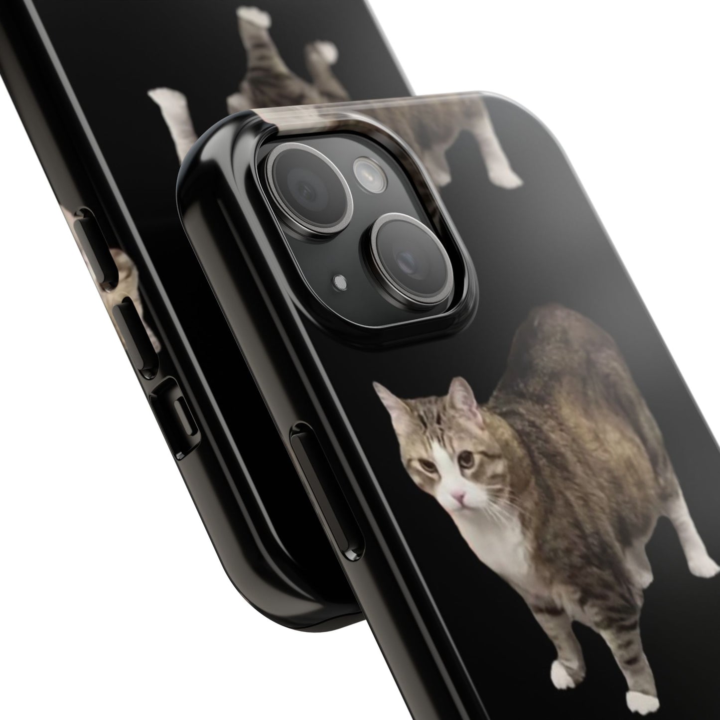 Cute Cat Tough Phone Case, Cat Lovers Phone Cover, Gift for Pet Owners, Unique Cat Art, Durable Case for All Occasions