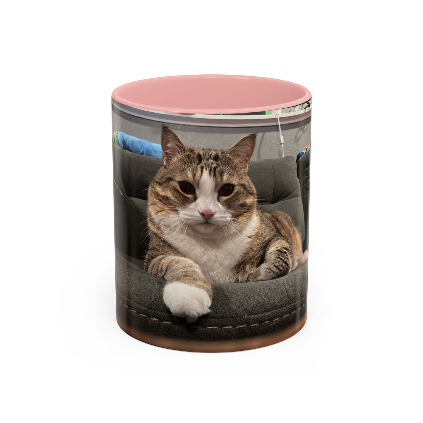 Cozy Cat Accent Coffee Mug - Purr-fect Gift for Cat Lovers, Personalized Pet Mug, Cute Cat Lover Gift, Feline Home Decor, Cat Mom Essentials