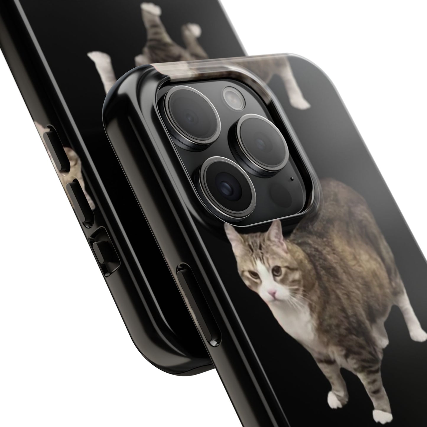Cute Cat Tough Phone Case, Cat Lovers Phone Cover, Gift for Pet Owners, Unique Cat Art, Durable Case for All Occasions