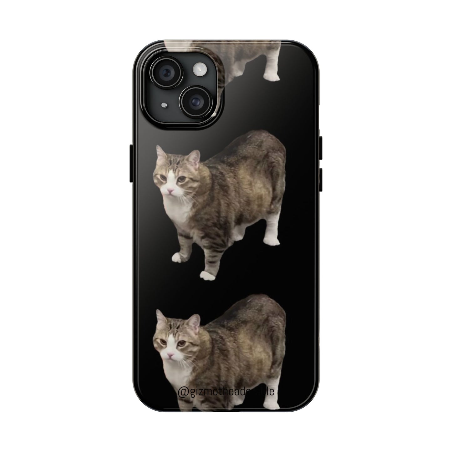 Cute Cat Tough Phone Case, Cat Lovers Phone Cover, Gift for Pet Owners, Unique Cat Art, Durable Case for All Occasions