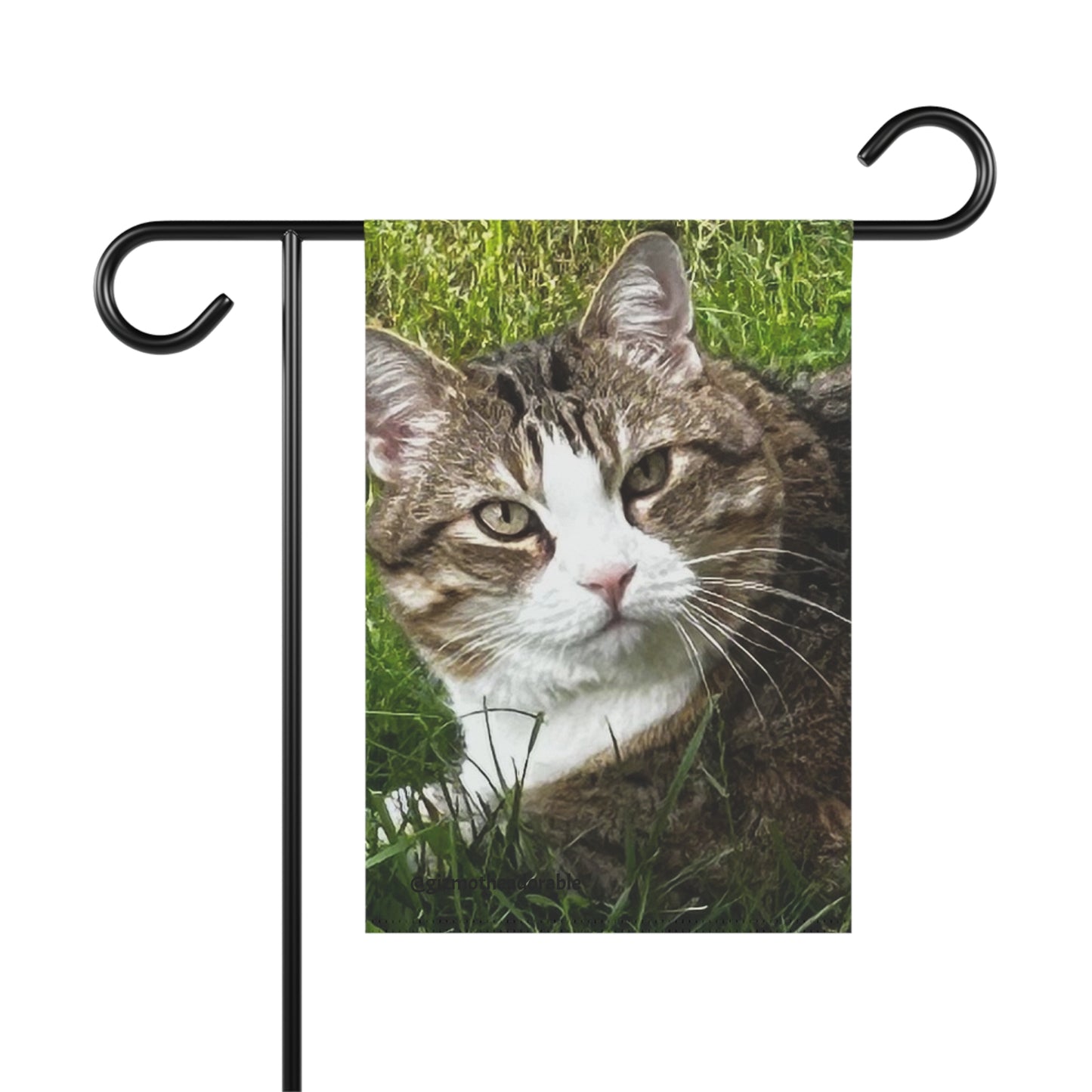 Custom Cat Garden Banner, Cute Pet Decor, Personalized Yard Flag, Outdoor Cat Lovers Gift, Home and Garden Decoration