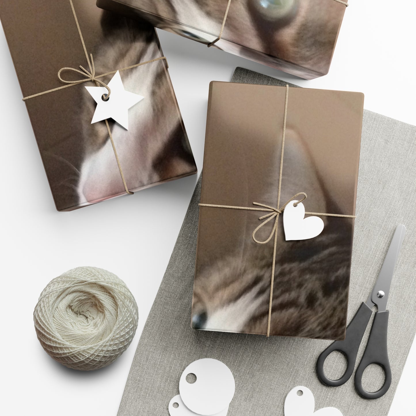 Cute Cat-Themed Gift Wrap Papers, Fun Wrapping for Birthdays, Holidays, Pet Lovers, Eco-Friendly Packaging, Special Occasions