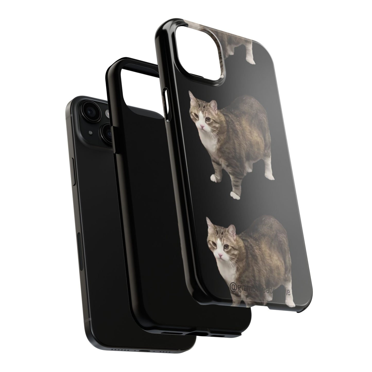 Cute Cat Tough Phone Case, Cat Lovers Phone Cover, Gift for Pet Owners, Unique Cat Art, Durable Case for All Occasions