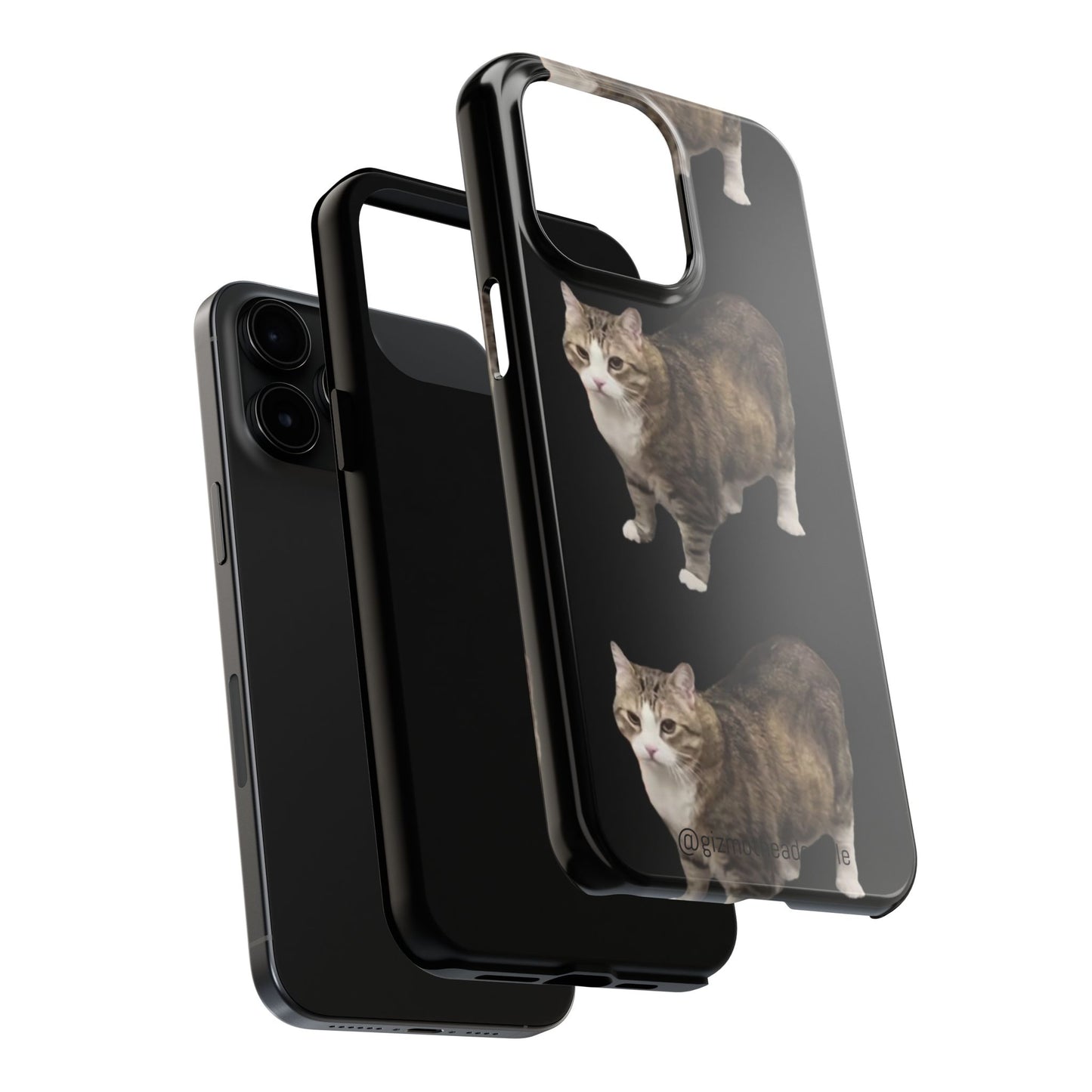 Cute Cat Tough Phone Case, Cat Lovers Phone Cover, Gift for Pet Owners, Unique Cat Art, Durable Case for All Occasions
