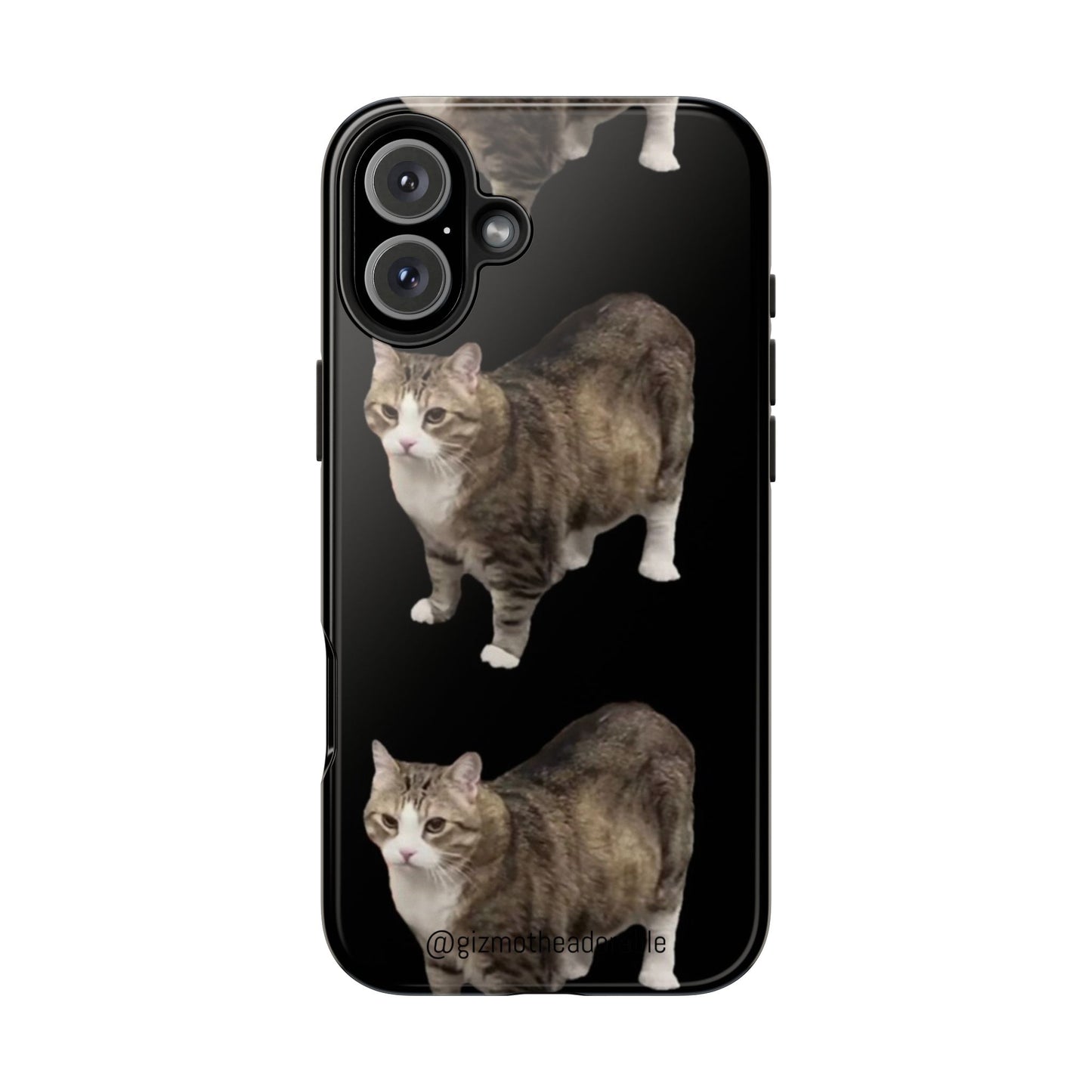 Cute Cat Tough Phone Case, Cat Lovers Phone Cover, Gift for Pet Owners, Unique Cat Art, Durable Case for All Occasions
