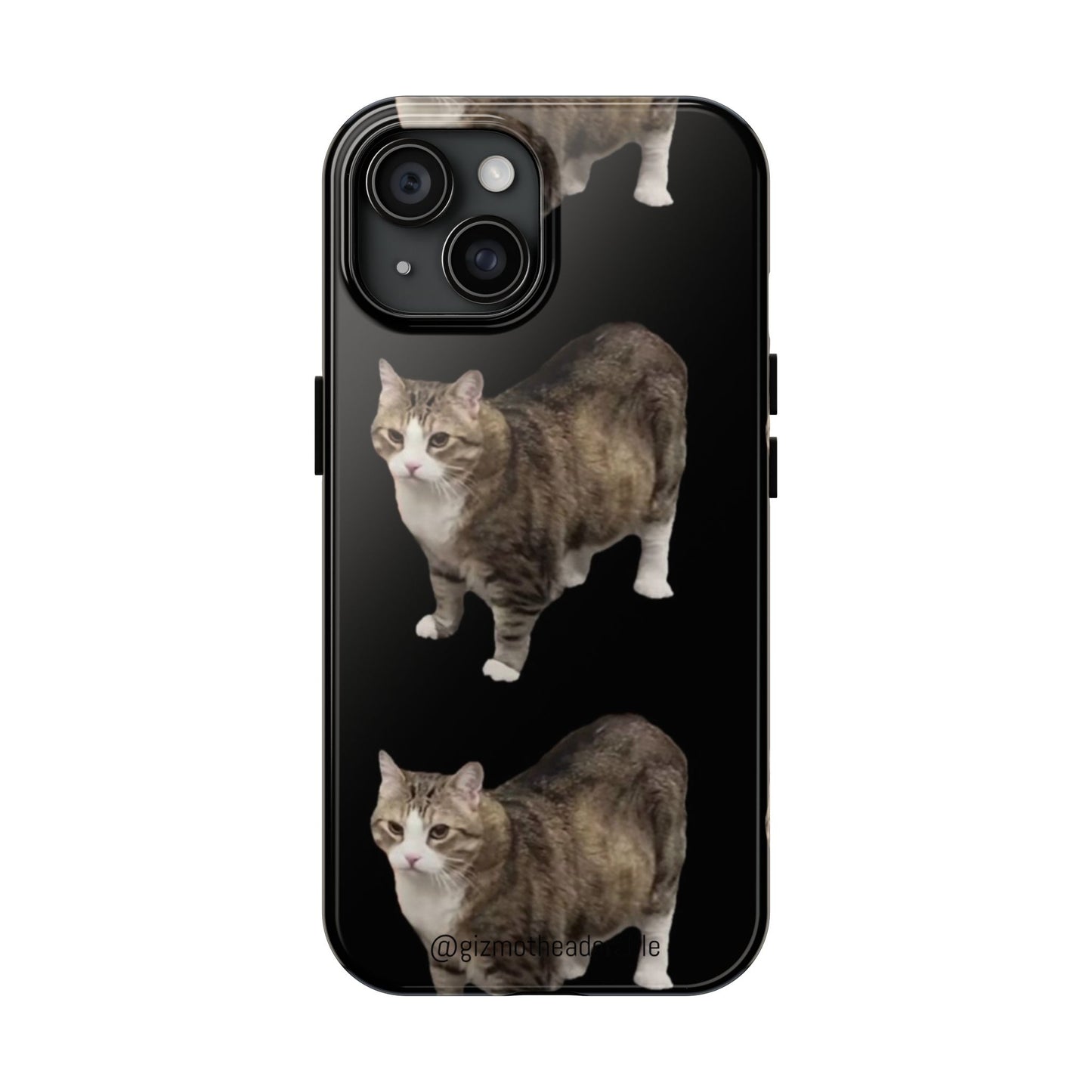 Cute Cat Tough Phone Case, Cat Lovers Phone Cover, Gift for Pet Owners, Unique Cat Art, Durable Case for All Occasions