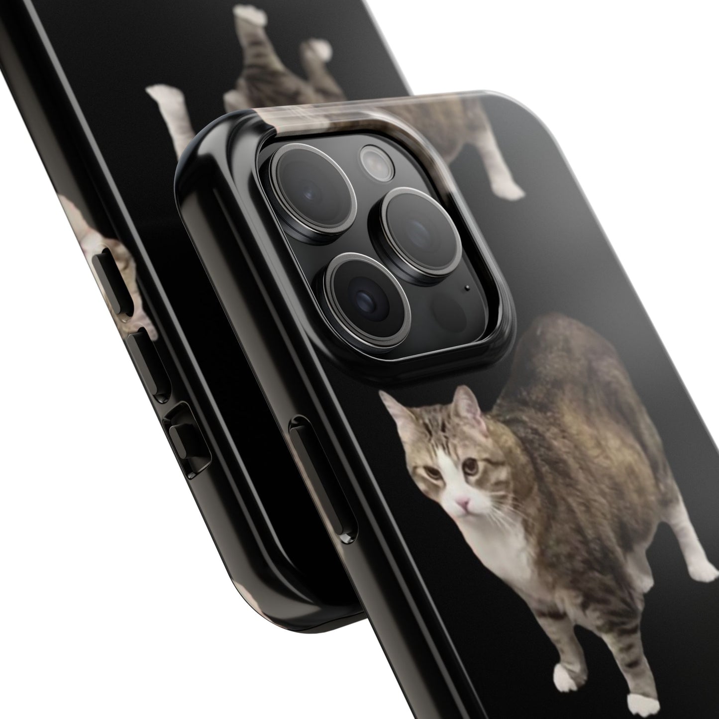 Cute Cat Tough Phone Case, Cat Lovers Phone Cover, Gift for Pet Owners, Unique Cat Art, Durable Case for All Occasions