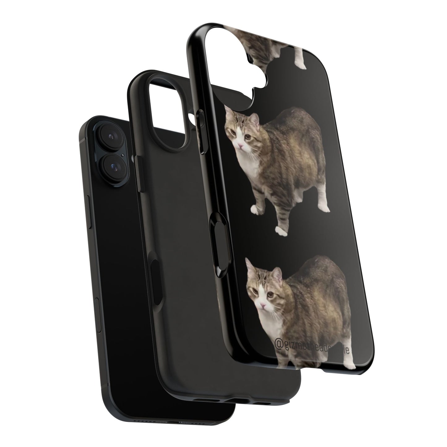 Cute Cat Tough Phone Case, Cat Lovers Phone Cover, Gift for Pet Owners, Unique Cat Art, Durable Case for All Occasions