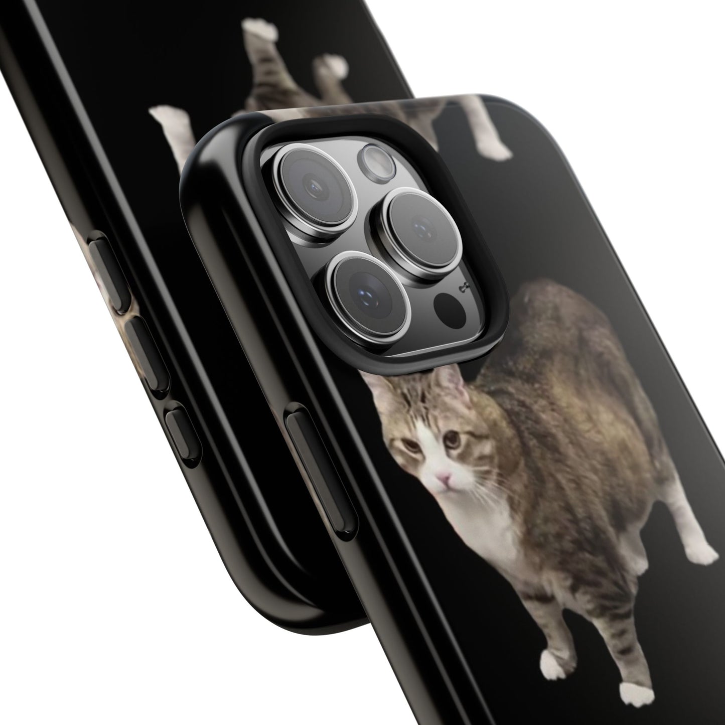 Cute Cat Tough Phone Case, Cat Lovers Phone Cover, Gift for Pet Owners, Unique Cat Art, Durable Case for All Occasions