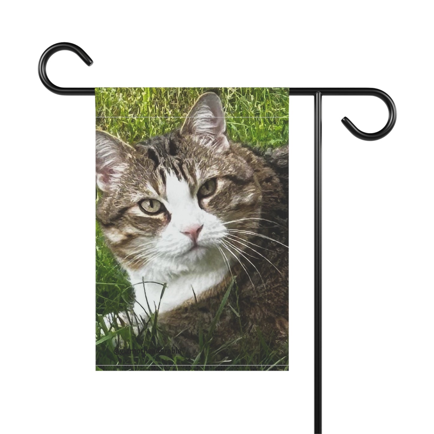 Custom Cat Garden Banner, Cute Pet Decor, Personalized Yard Flag, Outdoor Cat Lovers Gift, Home and Garden Decoration