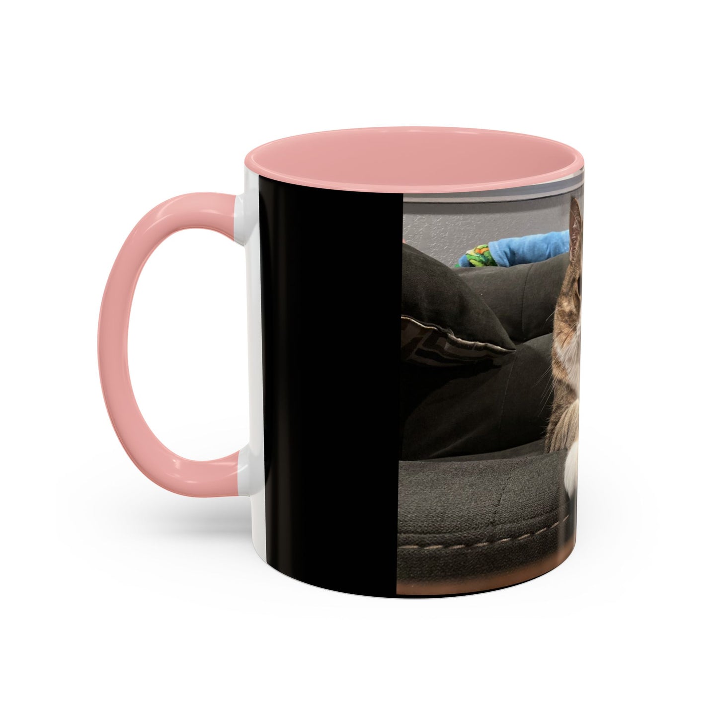 Cozy Cat Accent Coffee Mug - Purr-fect Gift for Cat Lovers, Personalized Pet Mug, Cute Cat Lover Gift, Feline Home Decor, Cat Mom Essentials