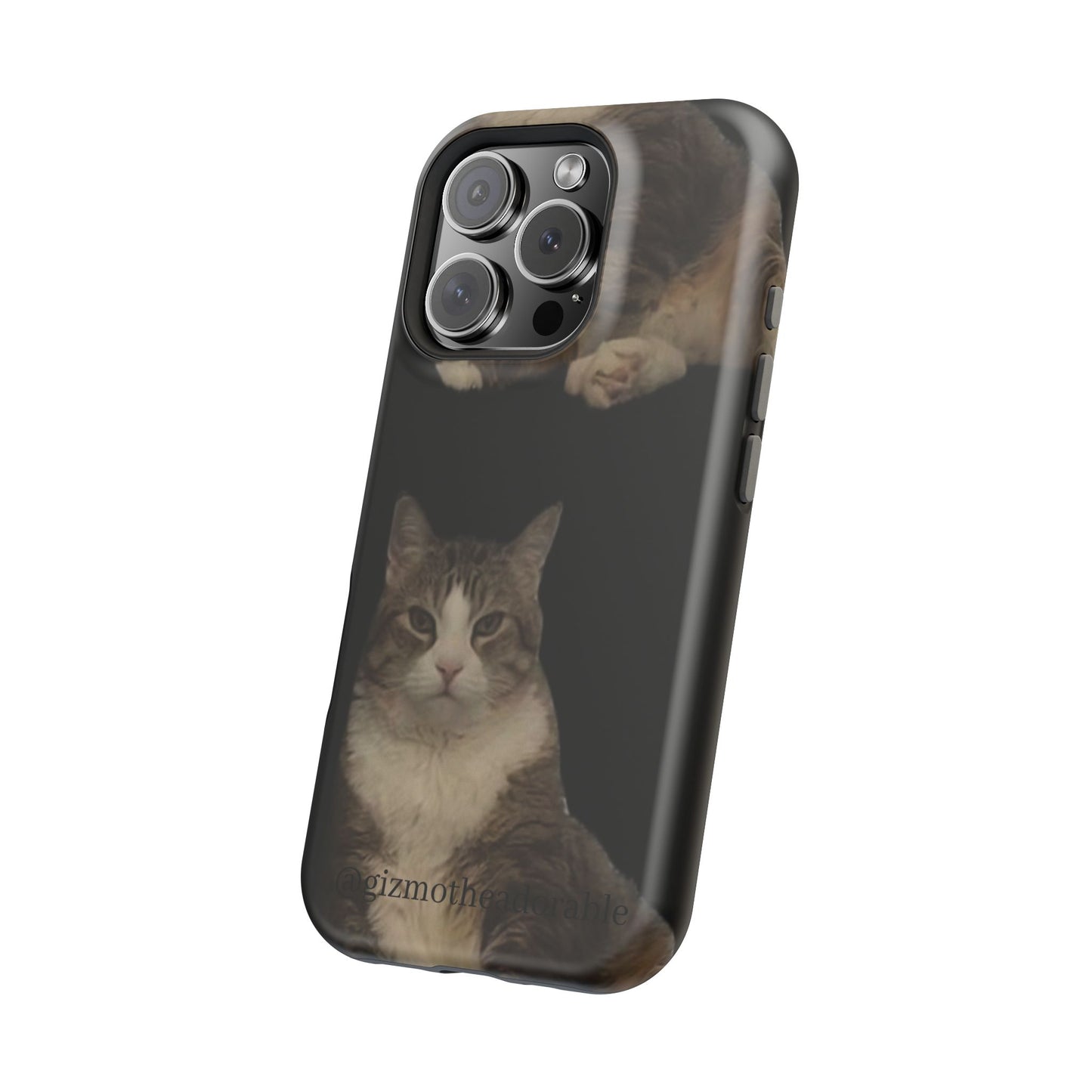 Cat-Themed Magnetic Tough Case for Phone, Personalized Phone Protector, Pet Lover Gift, Custom Pet Case, Ideal for Birthdays