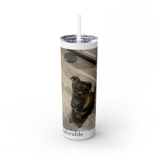Skinny Tumbler with Straw, 20oz