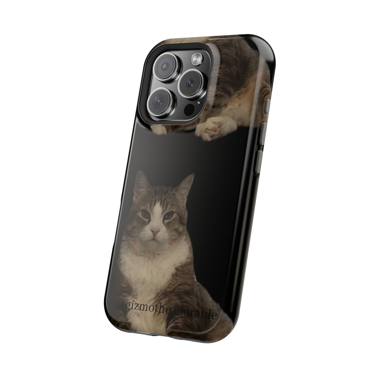 Cat-Themed Magnetic Tough Case for Phone, Personalized Phone Protector, Pet Lover Gift, Custom Pet Case, Ideal for Birthdays
