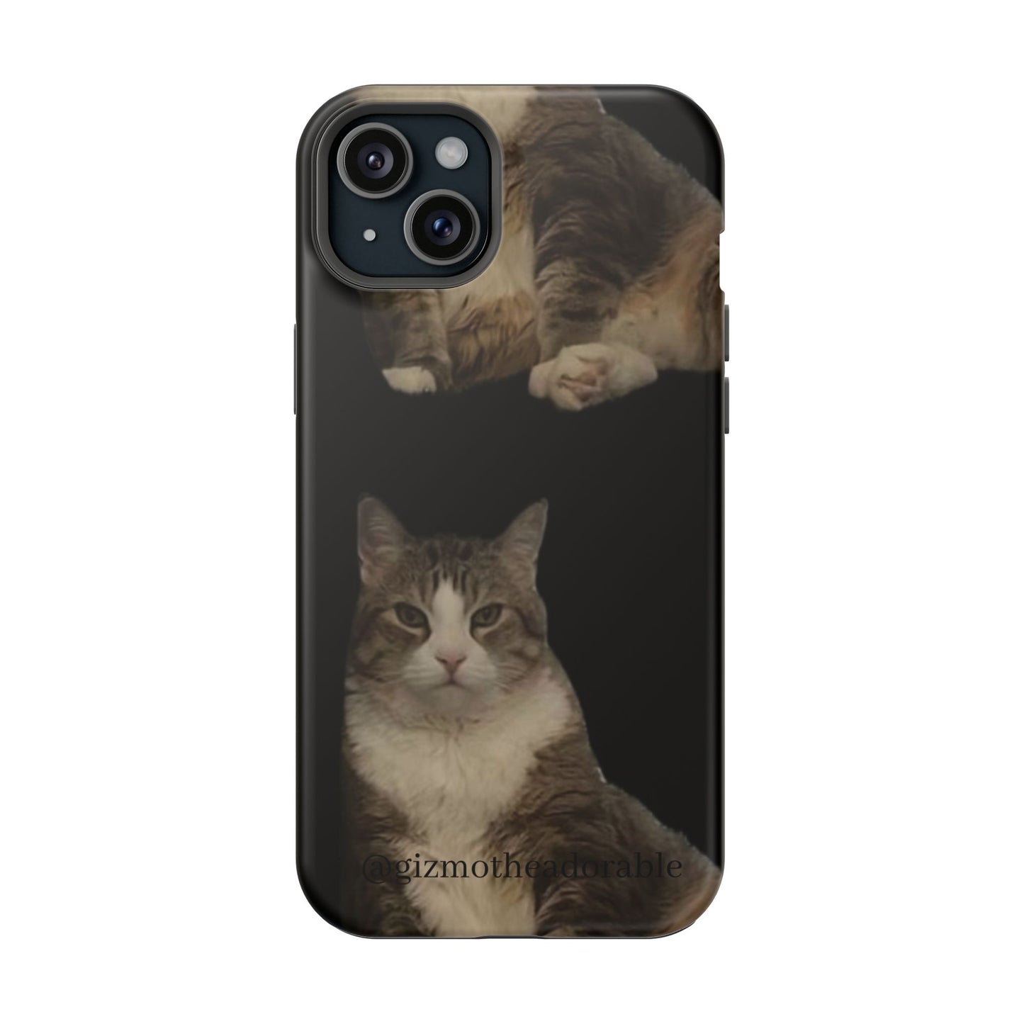 Cat-Themed Magnetic Tough Case for Phone, Personalized Phone Protector, Pet Lover Gift, Custom Pet Case, Ideal for Birthdays
