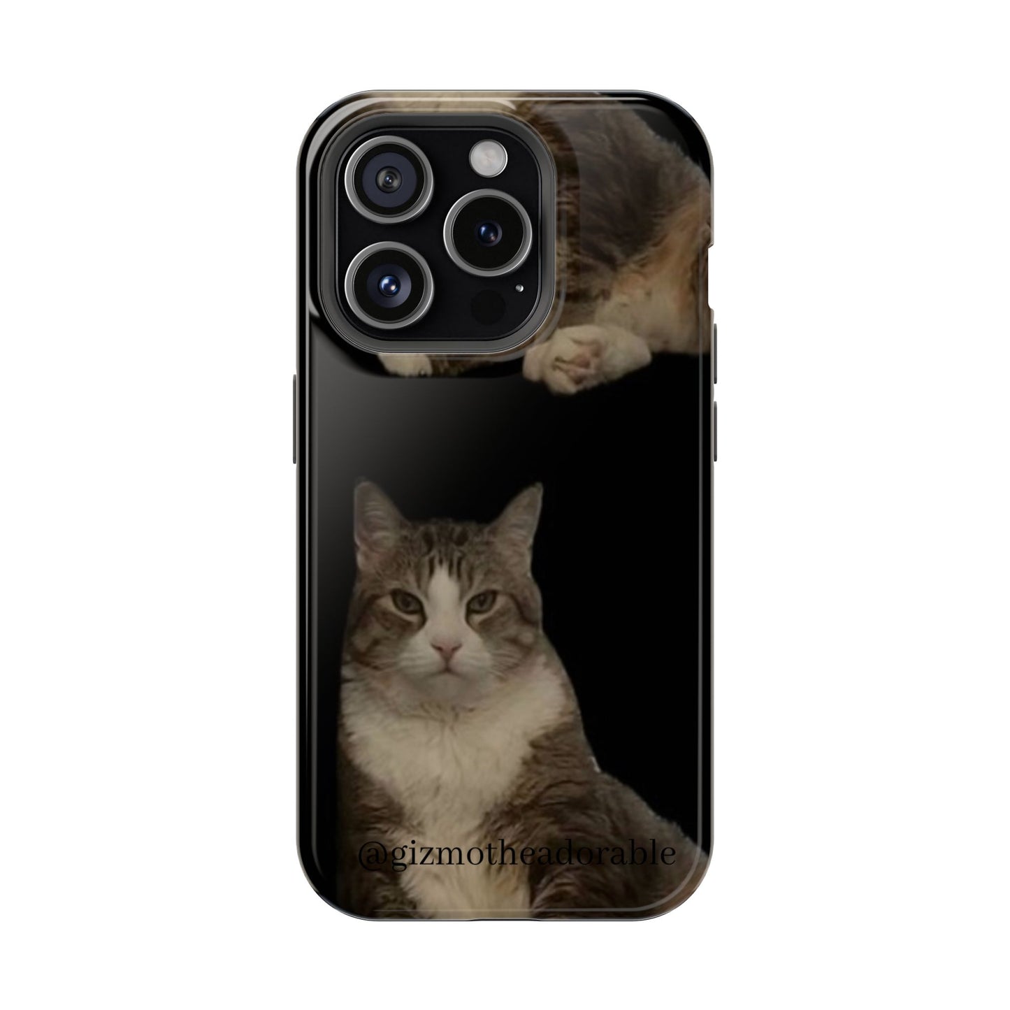 Cat-Themed Magnetic Tough Case for Phone, Personalized Phone Protector, Pet Lover Gift, Custom Pet Case, Ideal for Birthdays