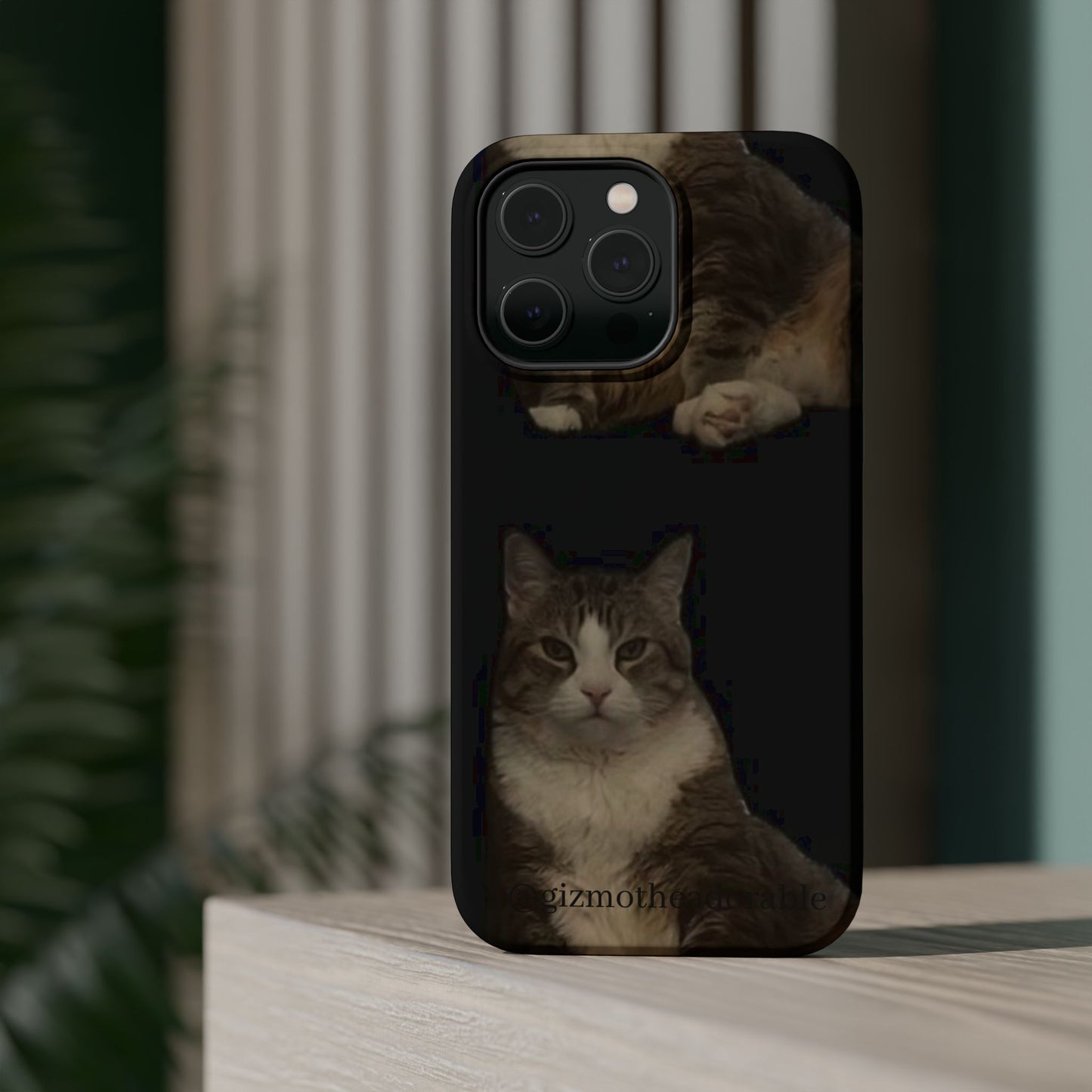 Cat-Themed Magnetic Tough Case for Phone, Personalized Phone Protector, Pet Lover Gift, Custom Pet Case, Ideal for Birthdays