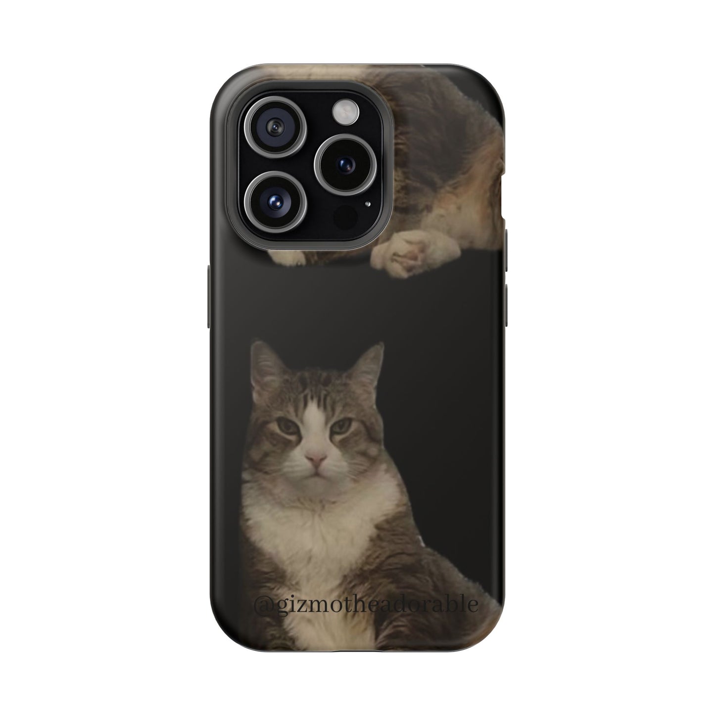 Cat-Themed Magnetic Tough Case for Phone, Personalized Phone Protector, Pet Lover Gift, Custom Pet Case, Ideal for Birthdays