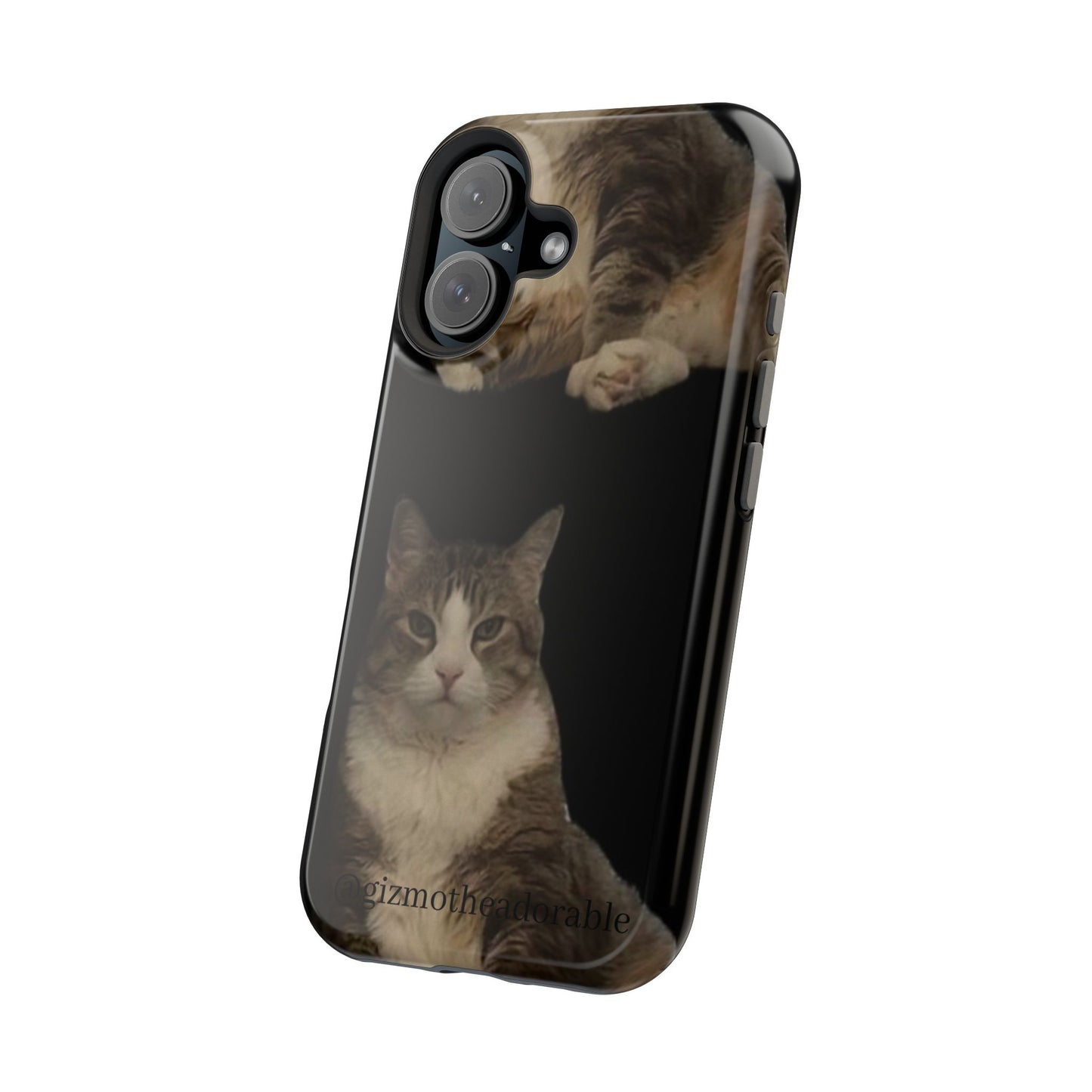 Cat-Themed Magnetic Tough Case for Phone, Personalized Phone Protector, Pet Lover Gift, Custom Pet Case, Ideal for Birthdays