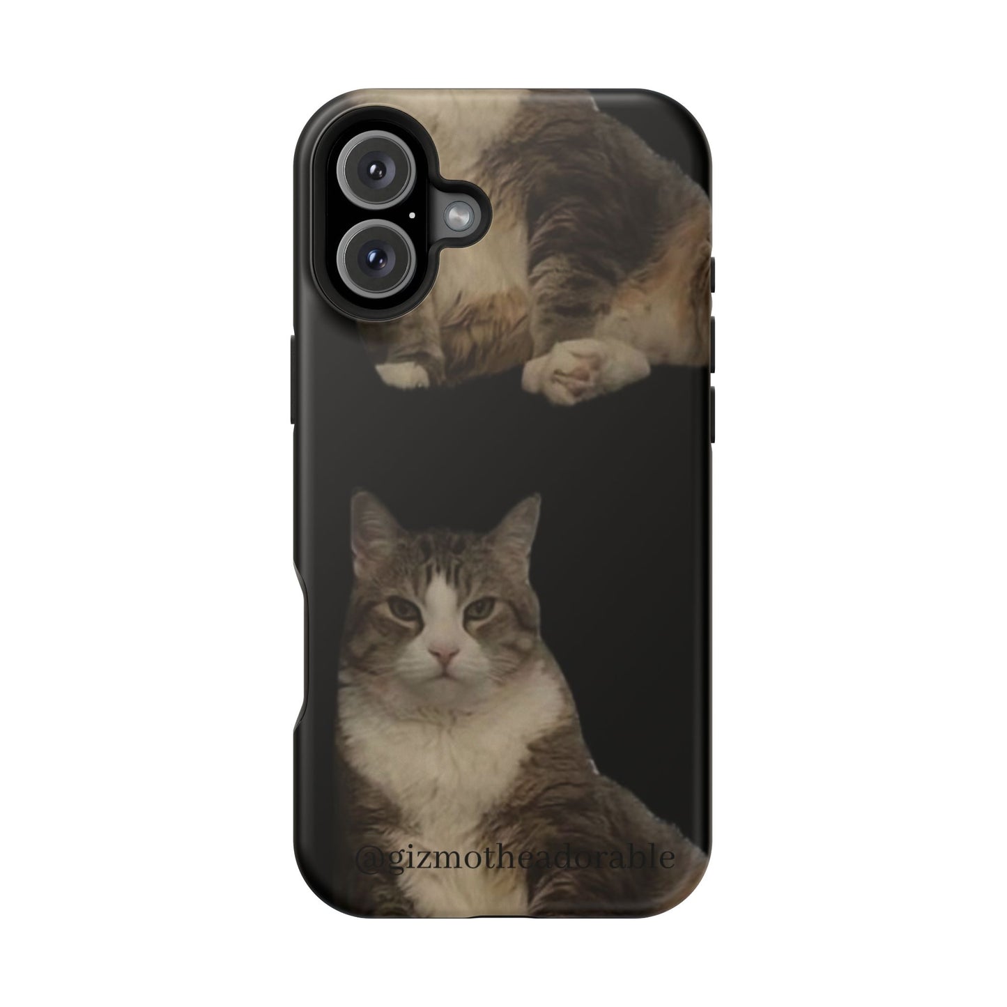 Cat-Themed Magnetic Tough Case for Phone, Personalized Phone Protector, Pet Lover Gift, Custom Pet Case, Ideal for Birthdays